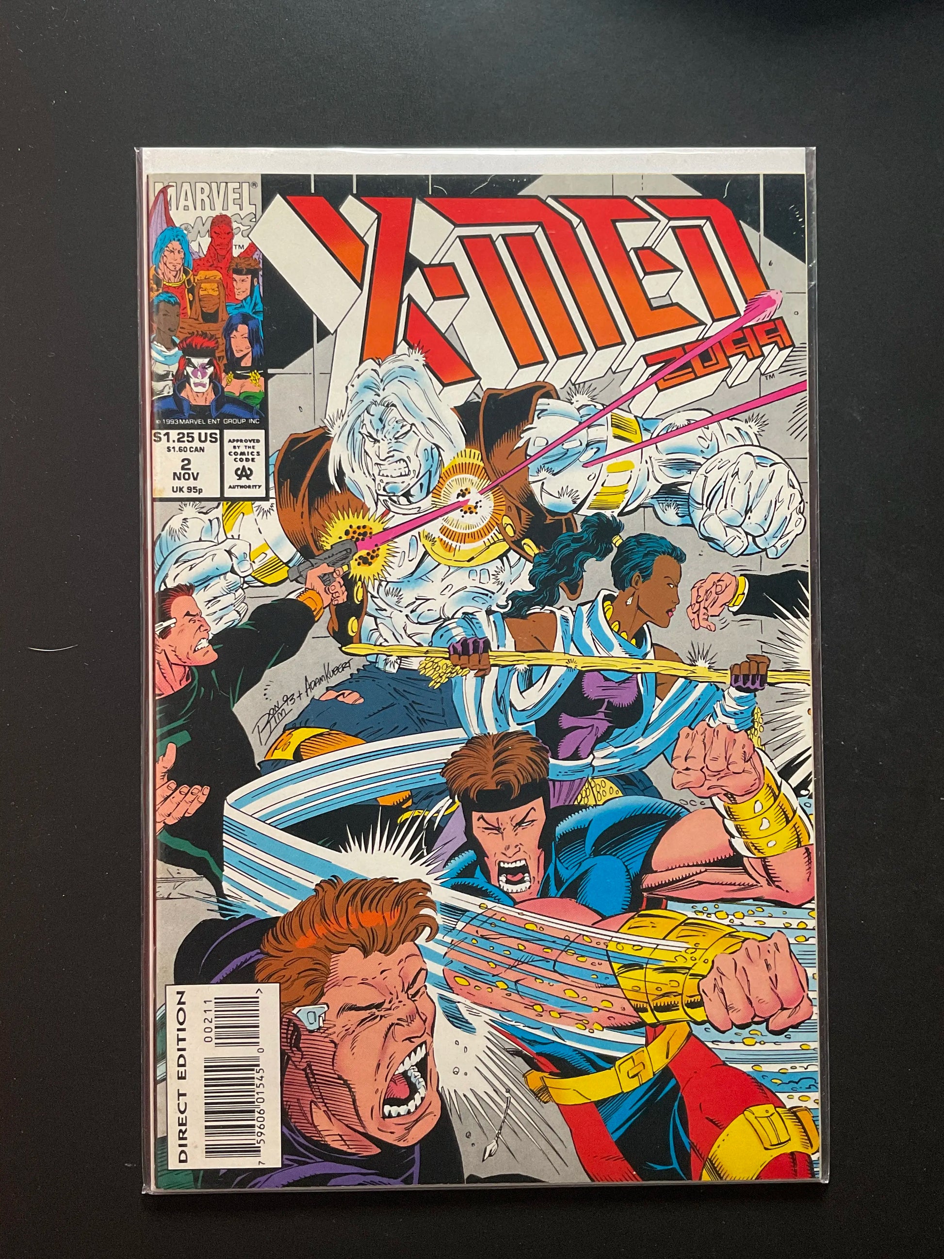 X-Men 2099 2 Marvel Comics Nov 1993 Direct Edition