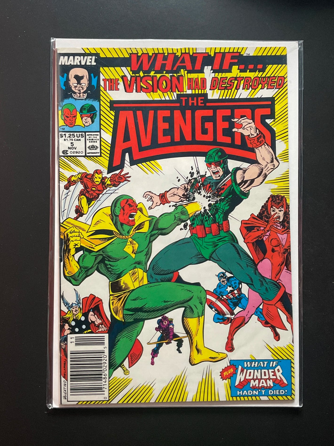 What If 5 Marvel Comics Nov 1977 The Vision Destroyed The Avengers