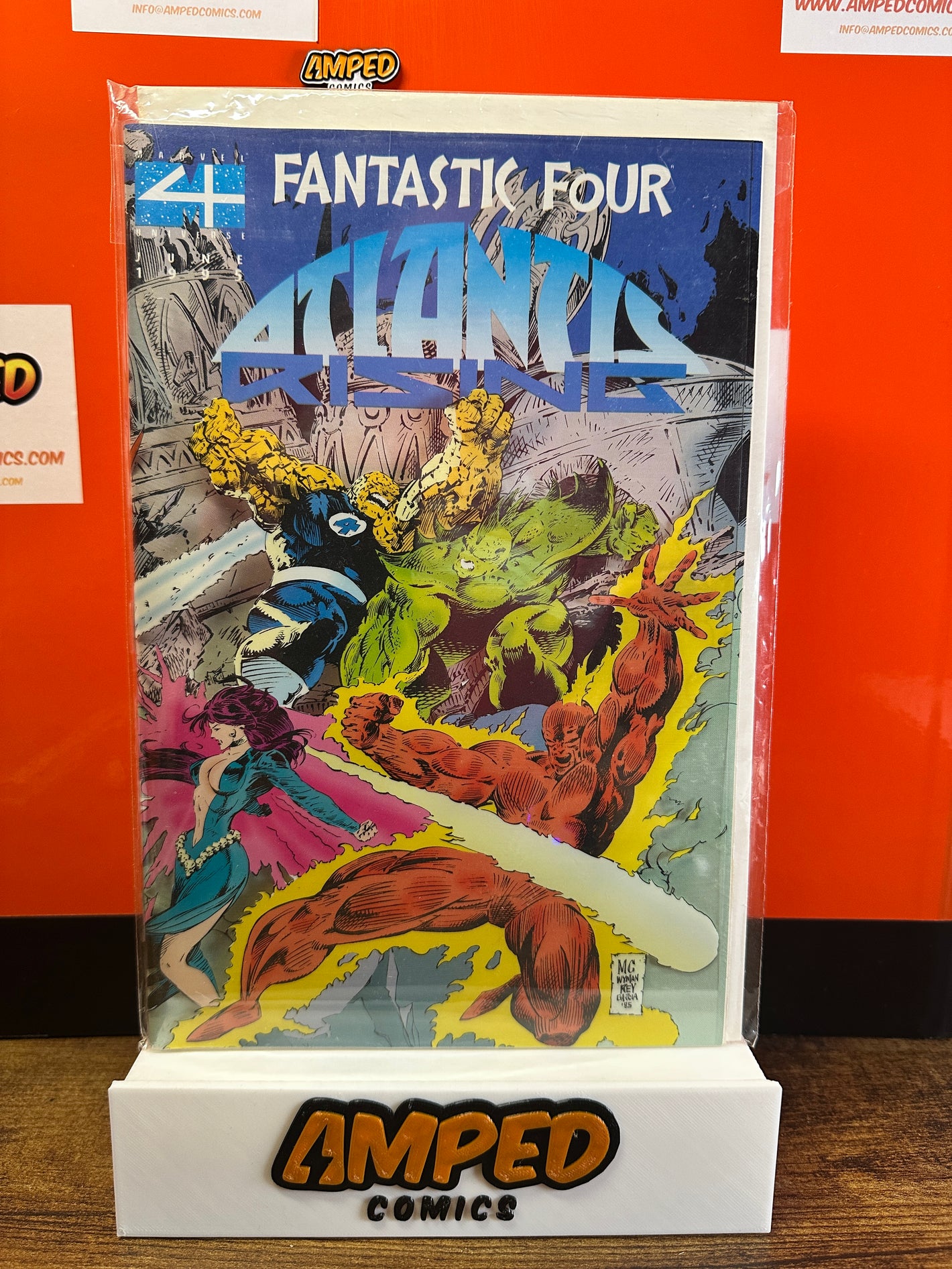 Fantastic Four: Atlantis Rising #1 Marvel Comics ACETATE COVER
