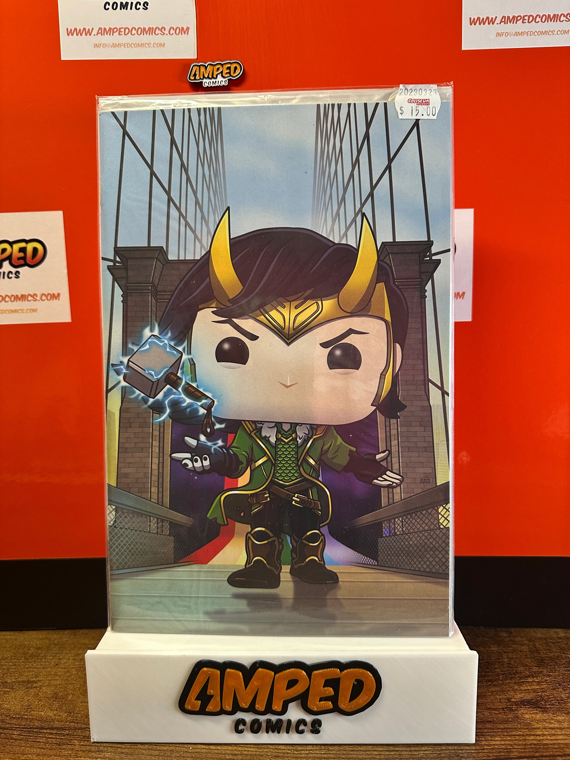 THOR #1 LOKI FUNKO POP! VIRGIN VARIANT