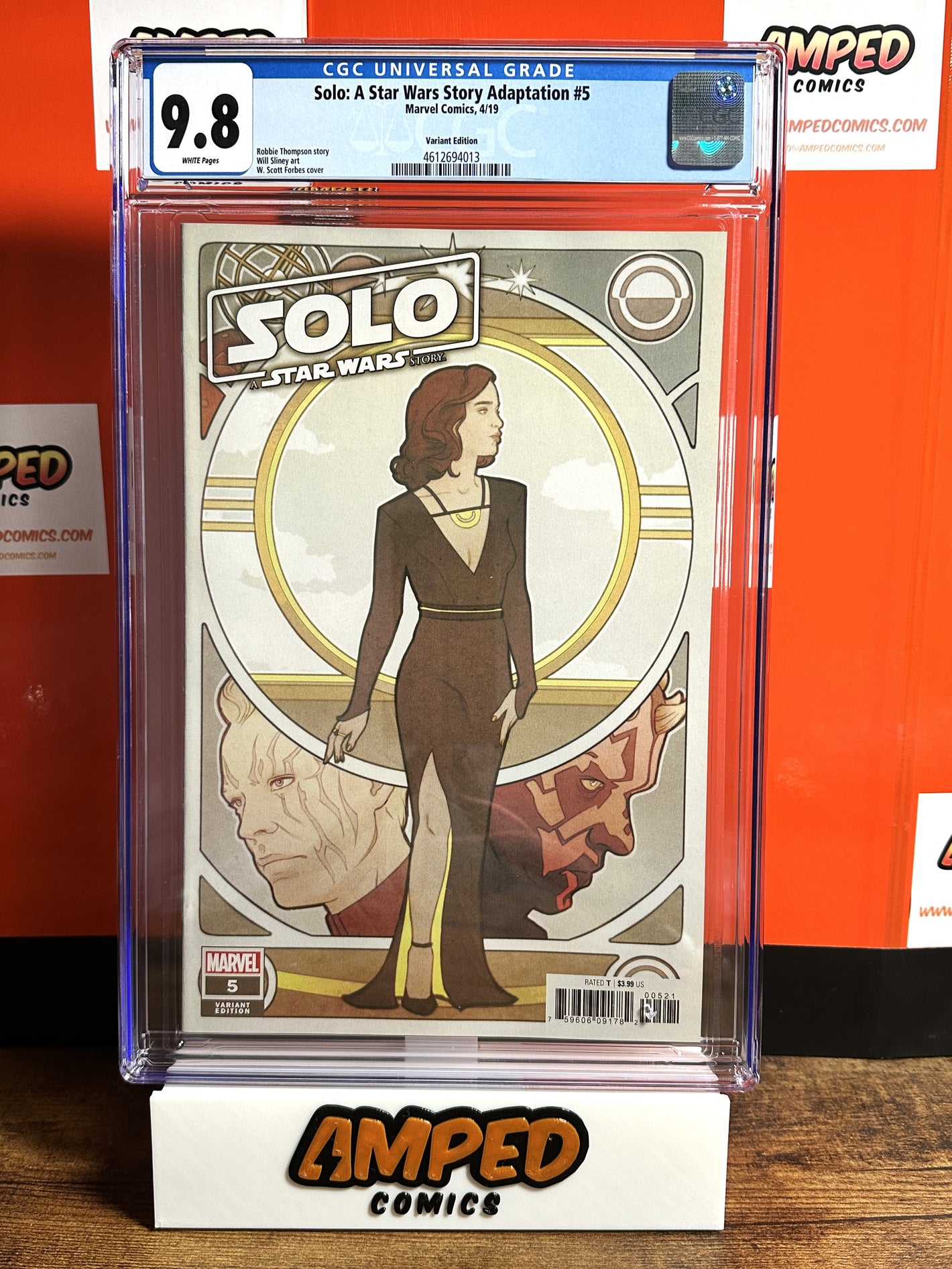 Solo A Star Wars Story Adaptation 5 CGC 9.8 Marvel Forbes Variant 4/19
