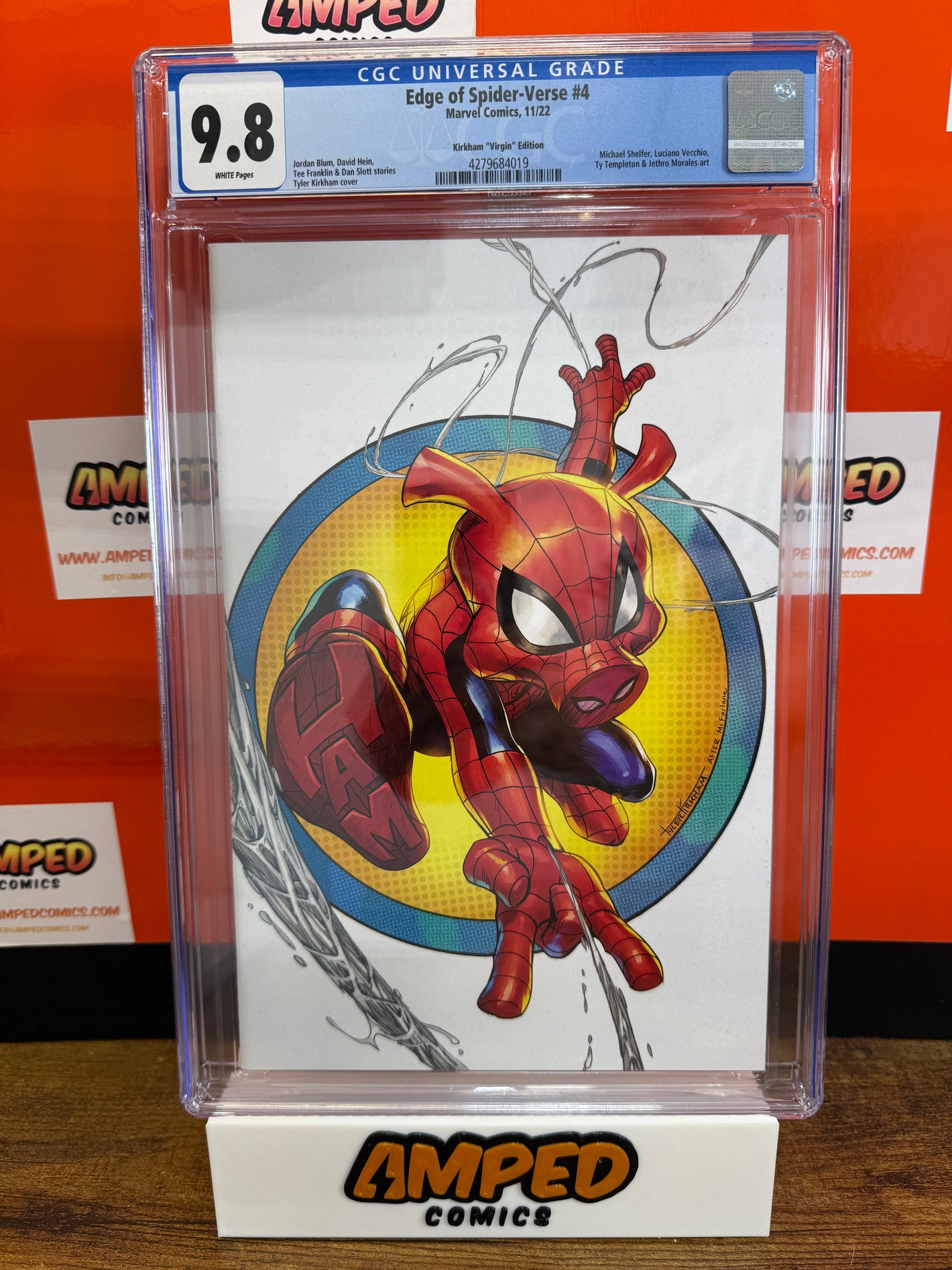 Edge of Spider-Verse 4 CGC 9.8 Virgin Variant Marvel 11/22