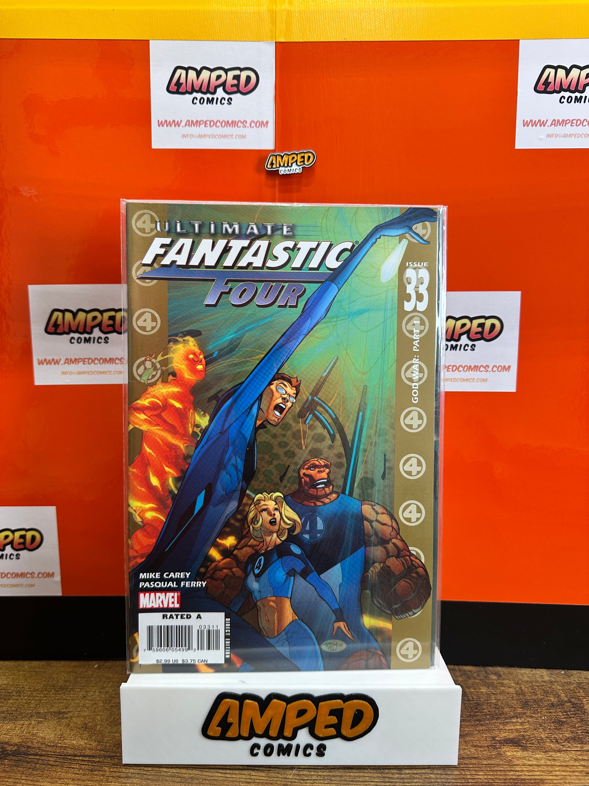 Ultimate Fantastic Four 33 Marvel Comics 2006 Mike Carey Pasqual Ferry