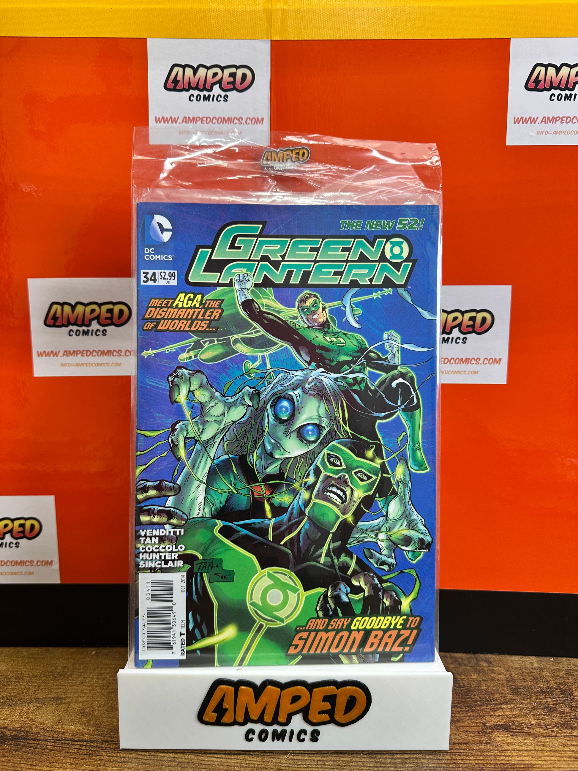 Green Lantern 34 DC Comics The New 52 Simon Baz Farewell