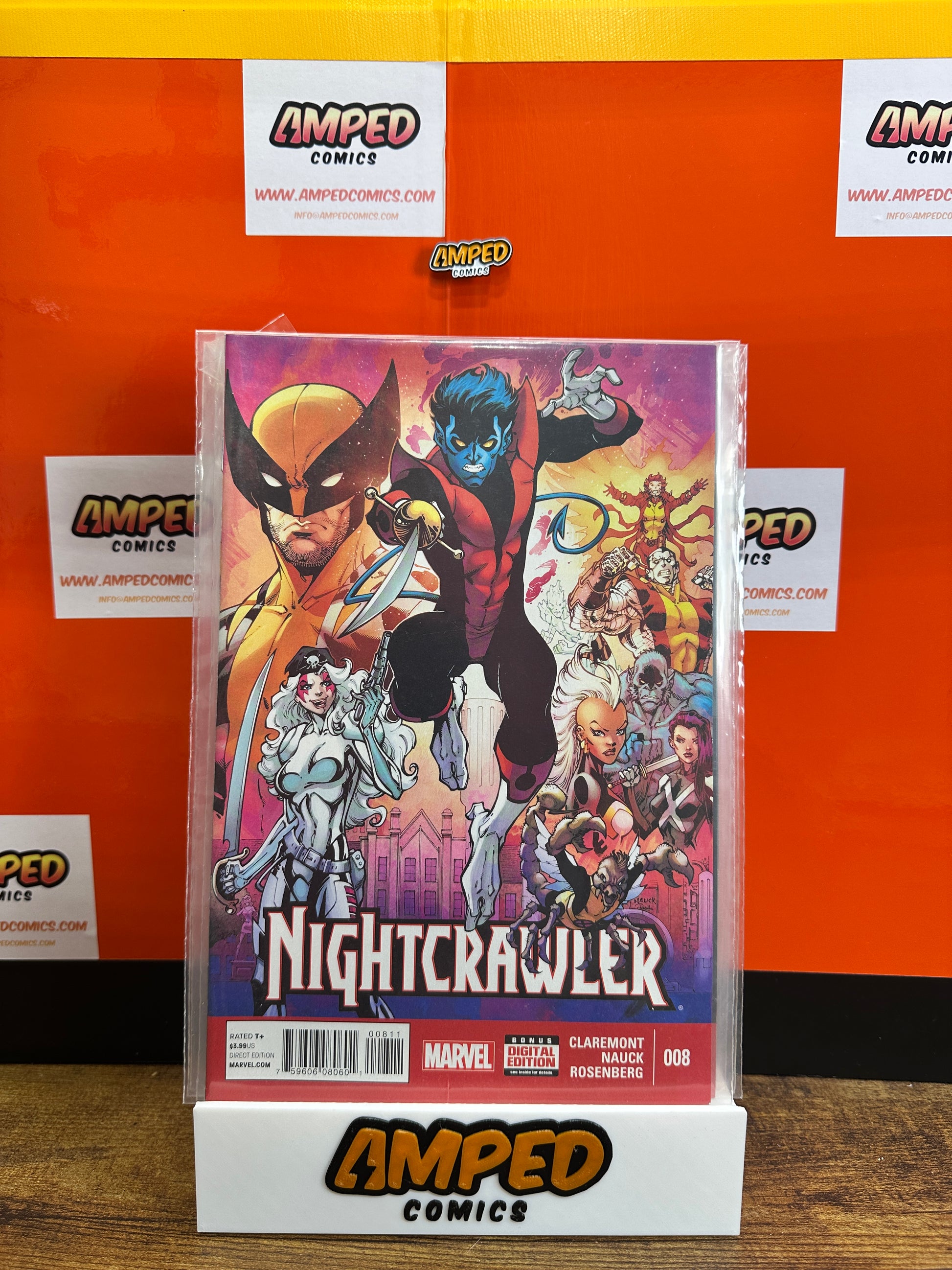 Nightcrawler 8 Marvel Comics Claremont Nauck Rosenberg