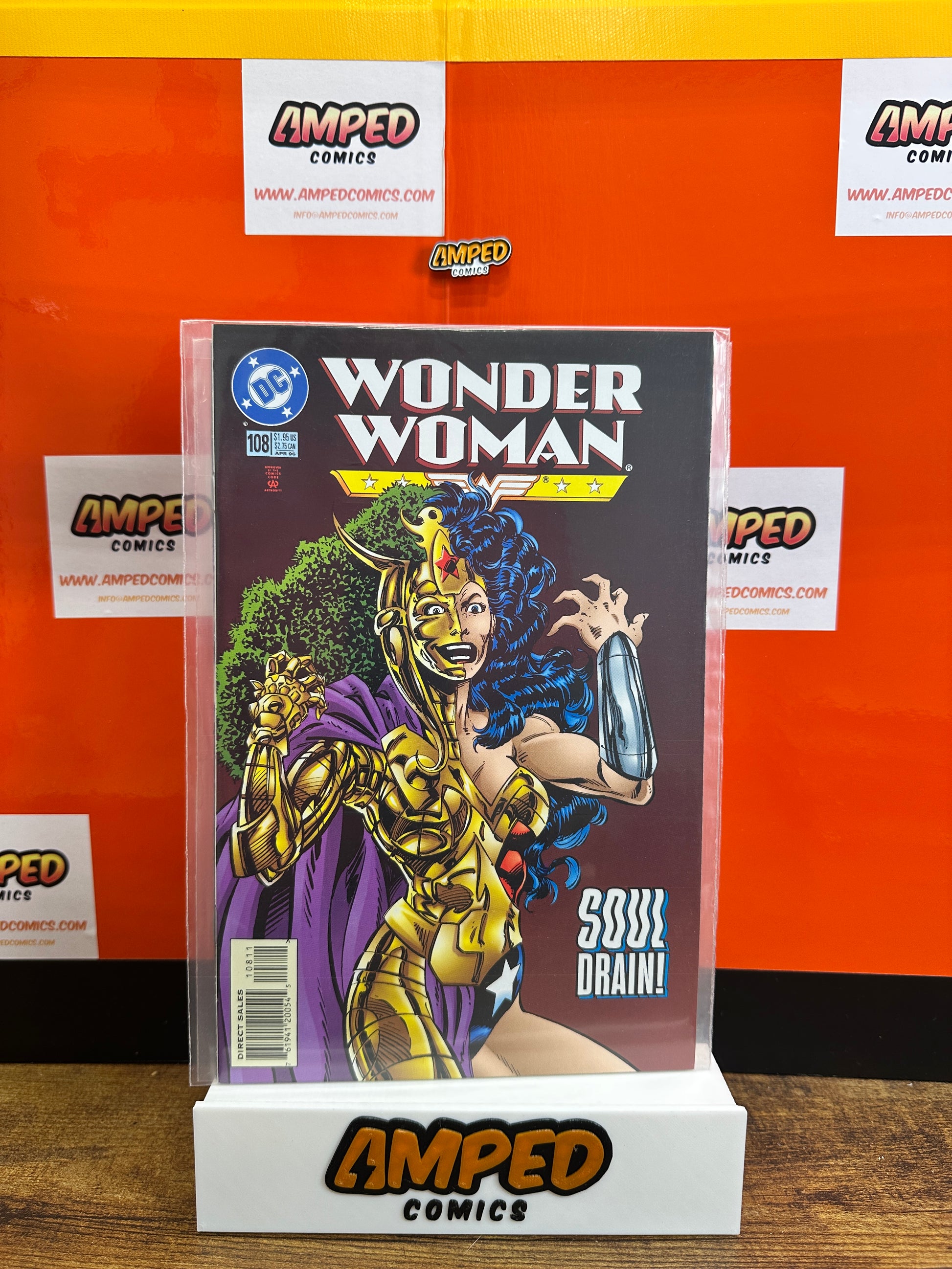 Wonder Woman 108 DC Comics 1996 Soul Drain Cover