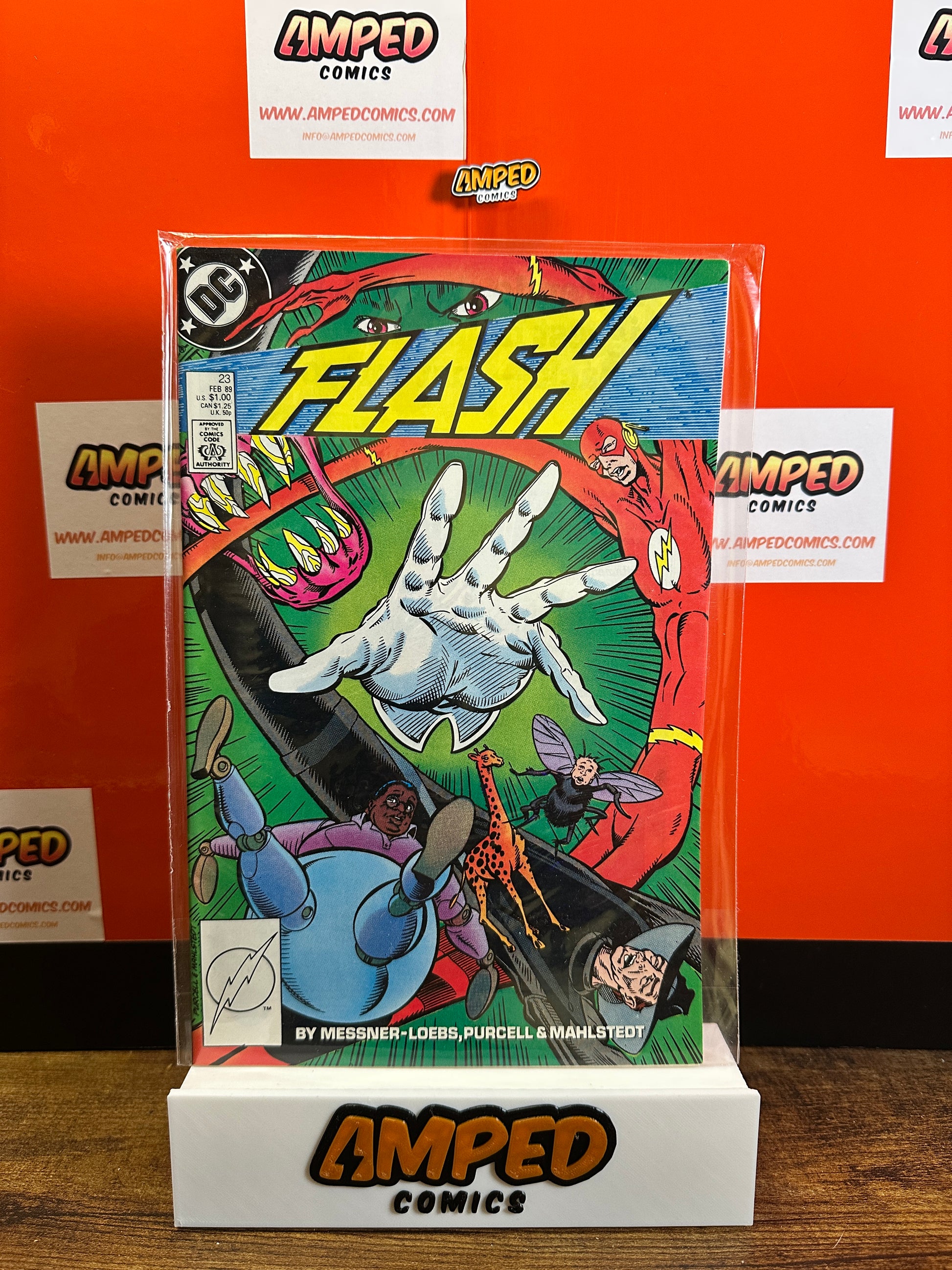 The Flash 23 DC Comics Feb 1989 by Messner-Loebs Purcell