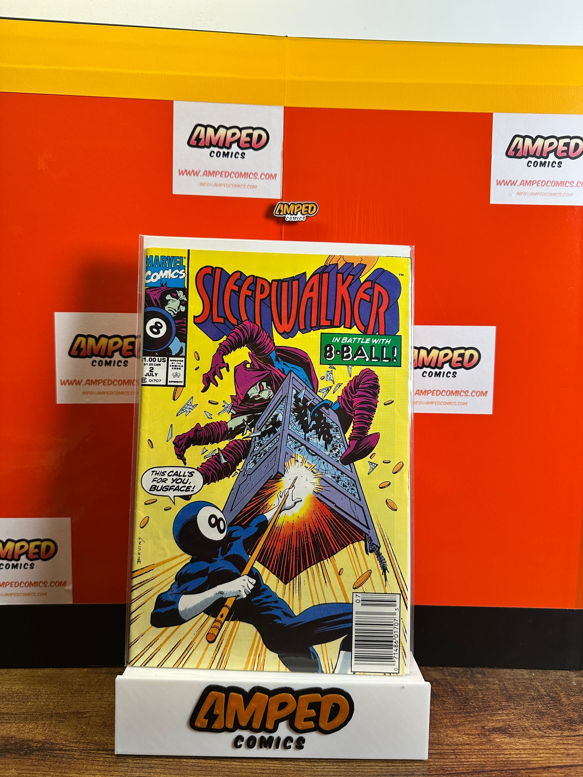 Sleepwalker 8 Marvel Comics July 1992 In Battle with 8-Ball