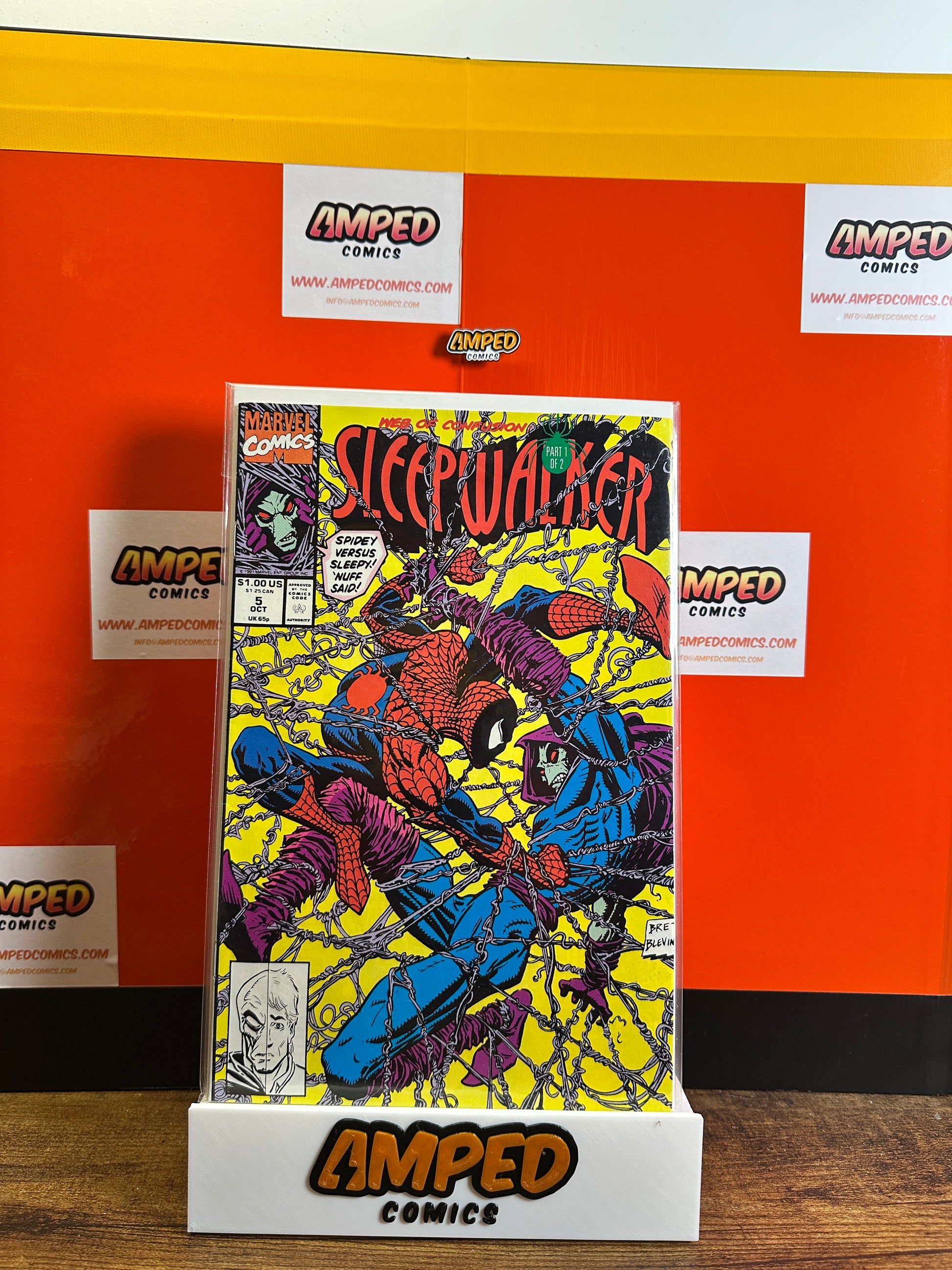 Sleepwalker 5 Marvel Comics 1991 Spider-Man Appearance