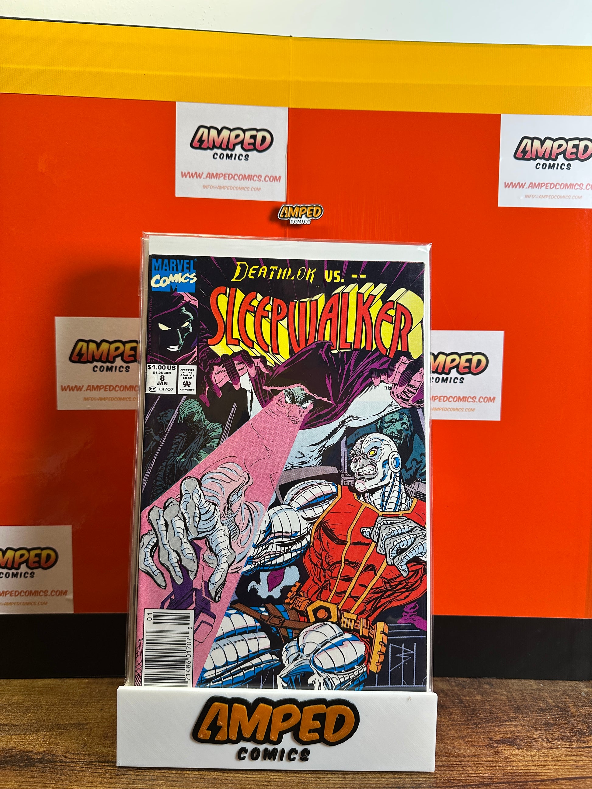 Sleepwalker 8 Marvel Comics Deathlok vs. Sleepwalker Jan 1992