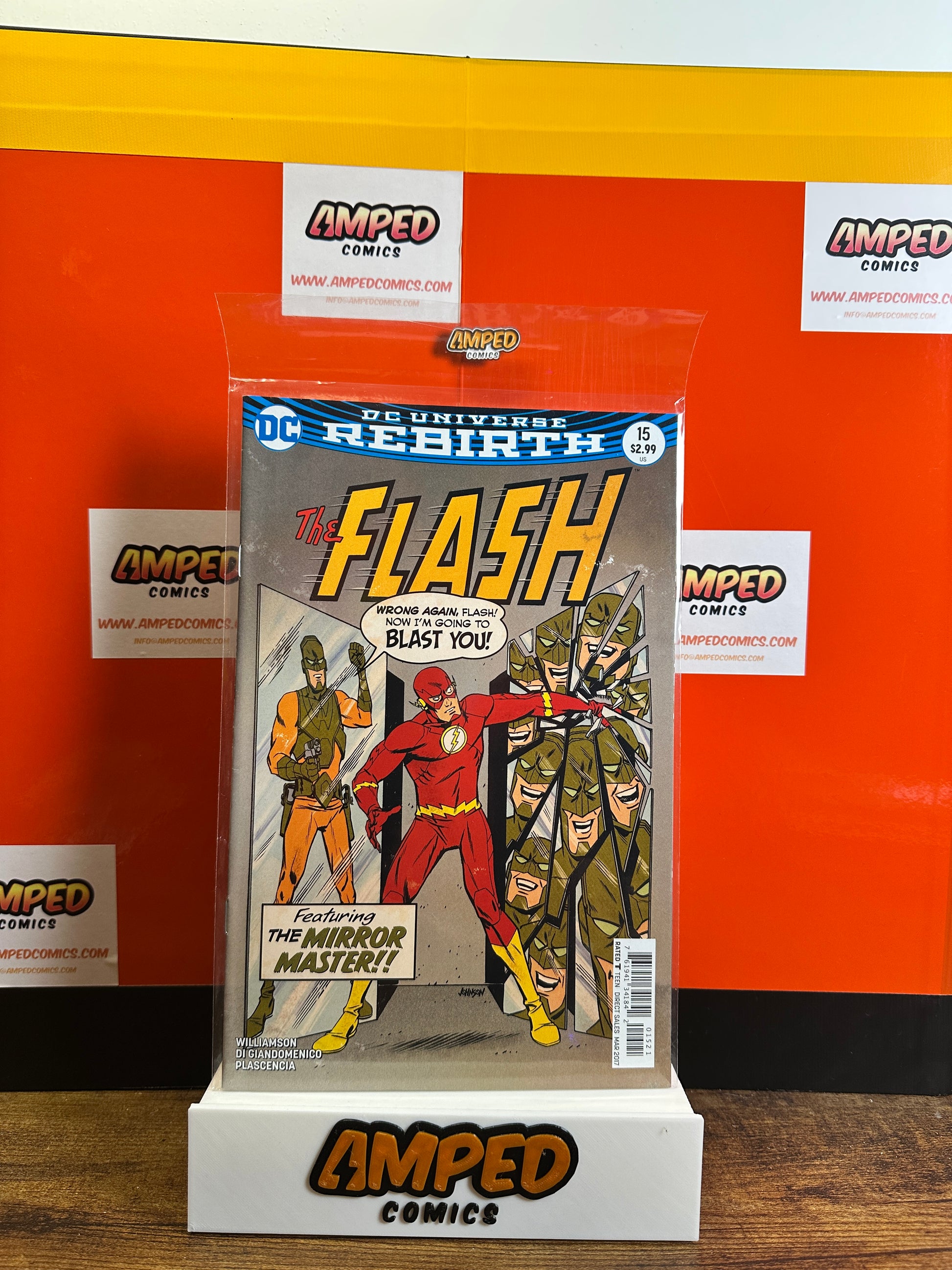 The Flash 15 DC Universe Rebirth Featuring Mirror Master
