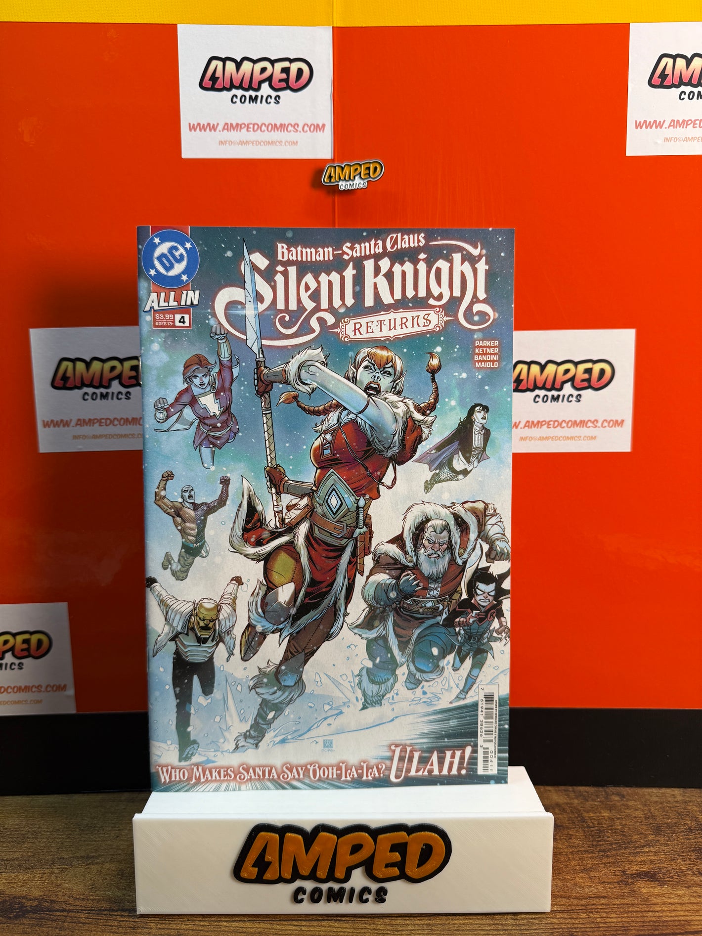 Batman-Santa Claus Silent Knight Returns 4 DC Comics 2023