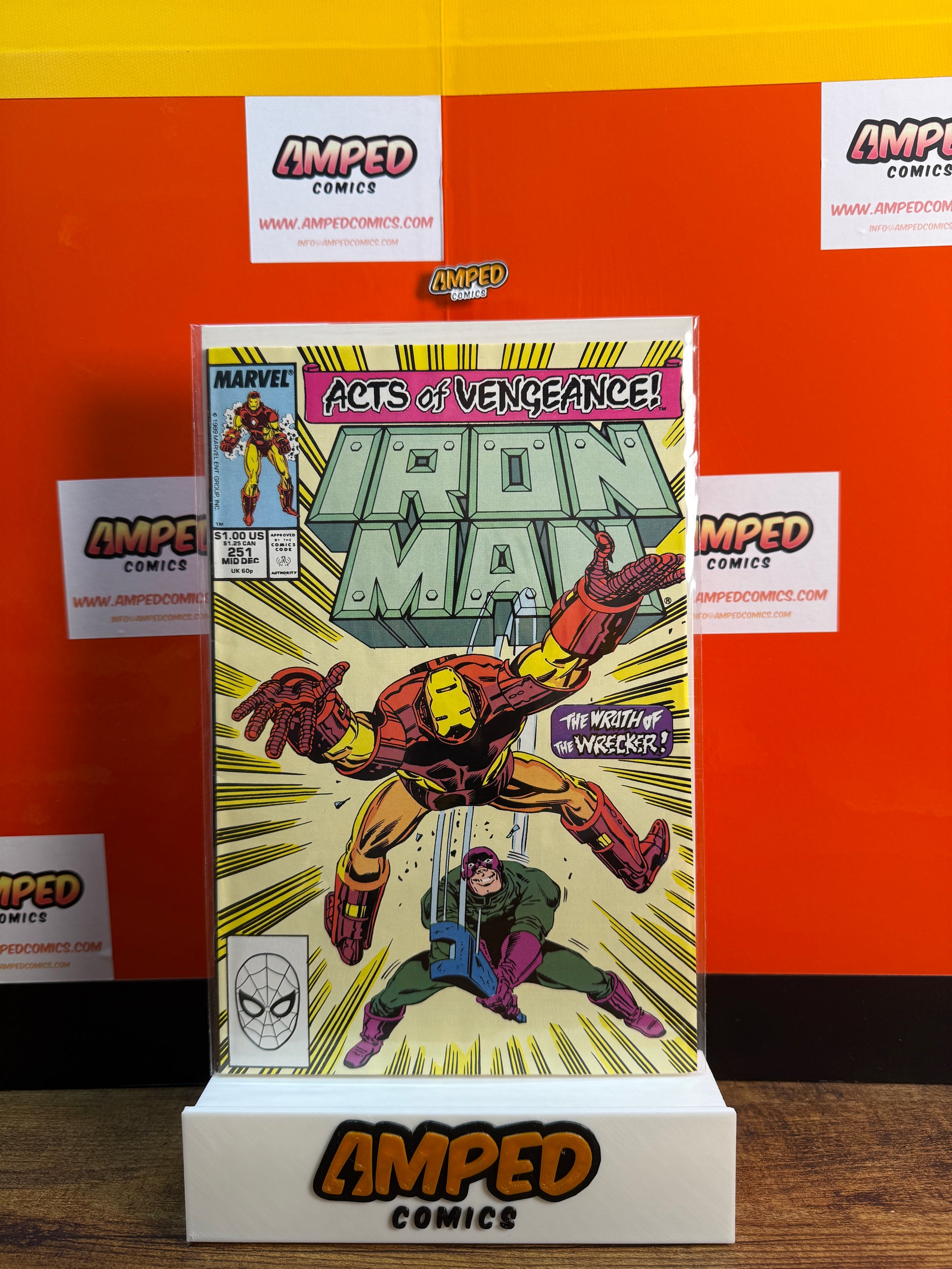 Iron Man 251 Marvel Comics Acts of Vengeance 1990