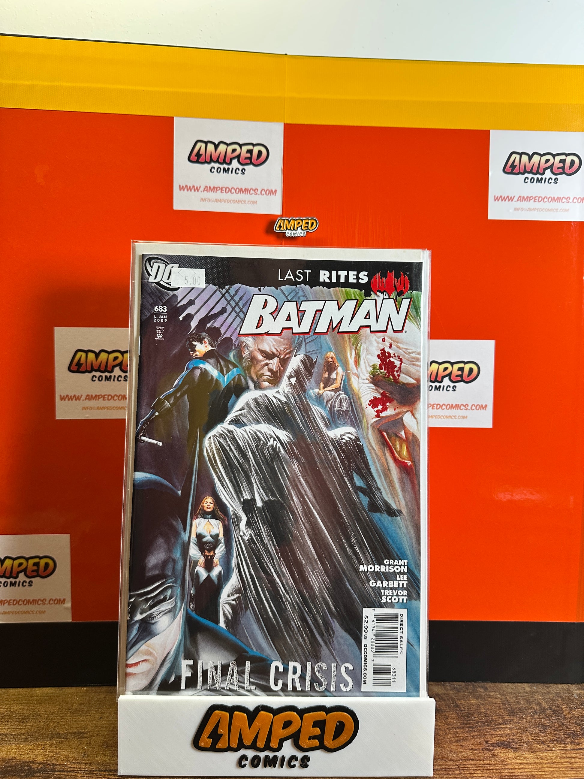 Batman 683 DC Comics Final Crisis Last Rites 2009