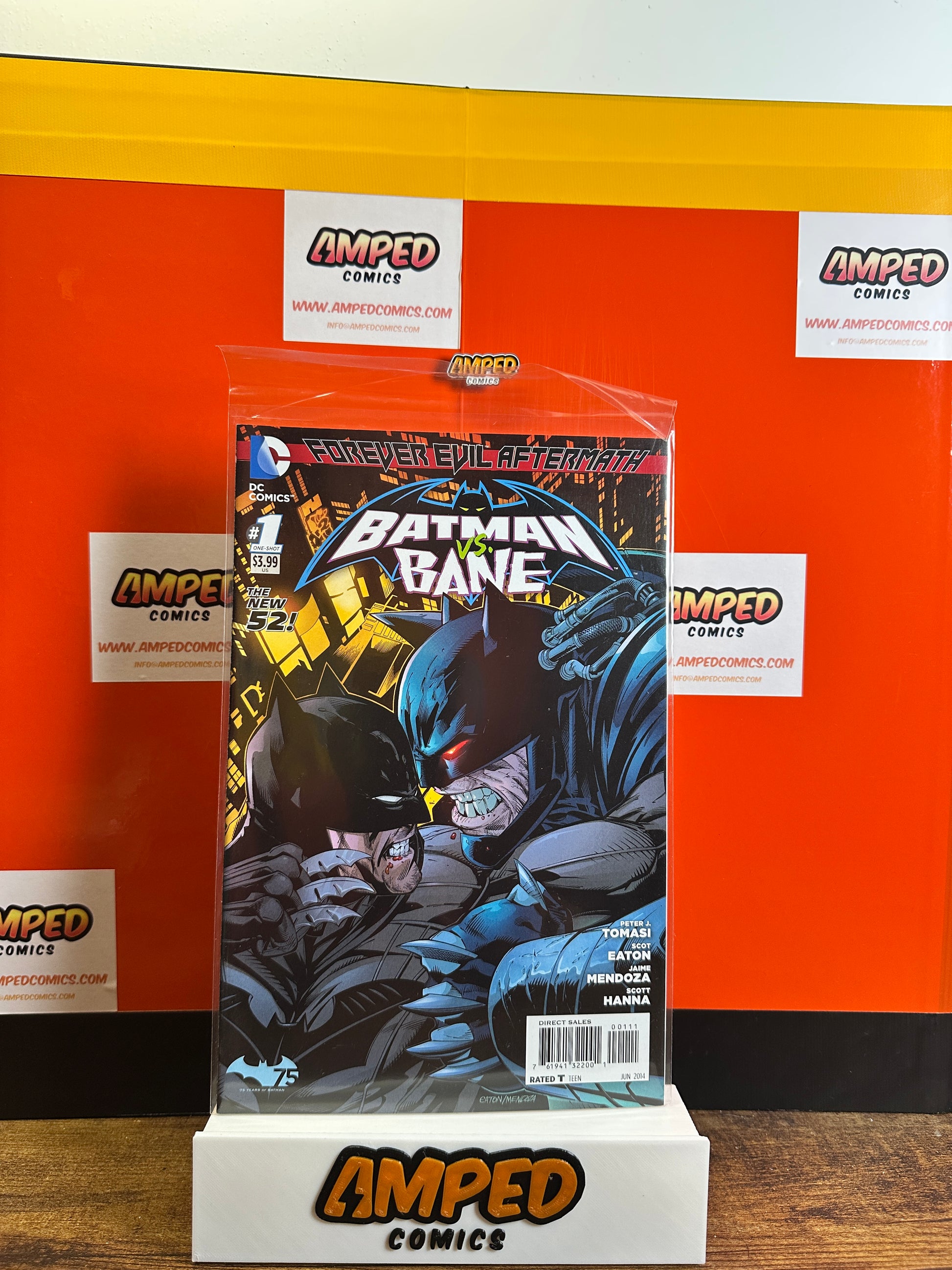 Batman vs. Bane 1 DC Comics 2014 Forever Evil Aftermath