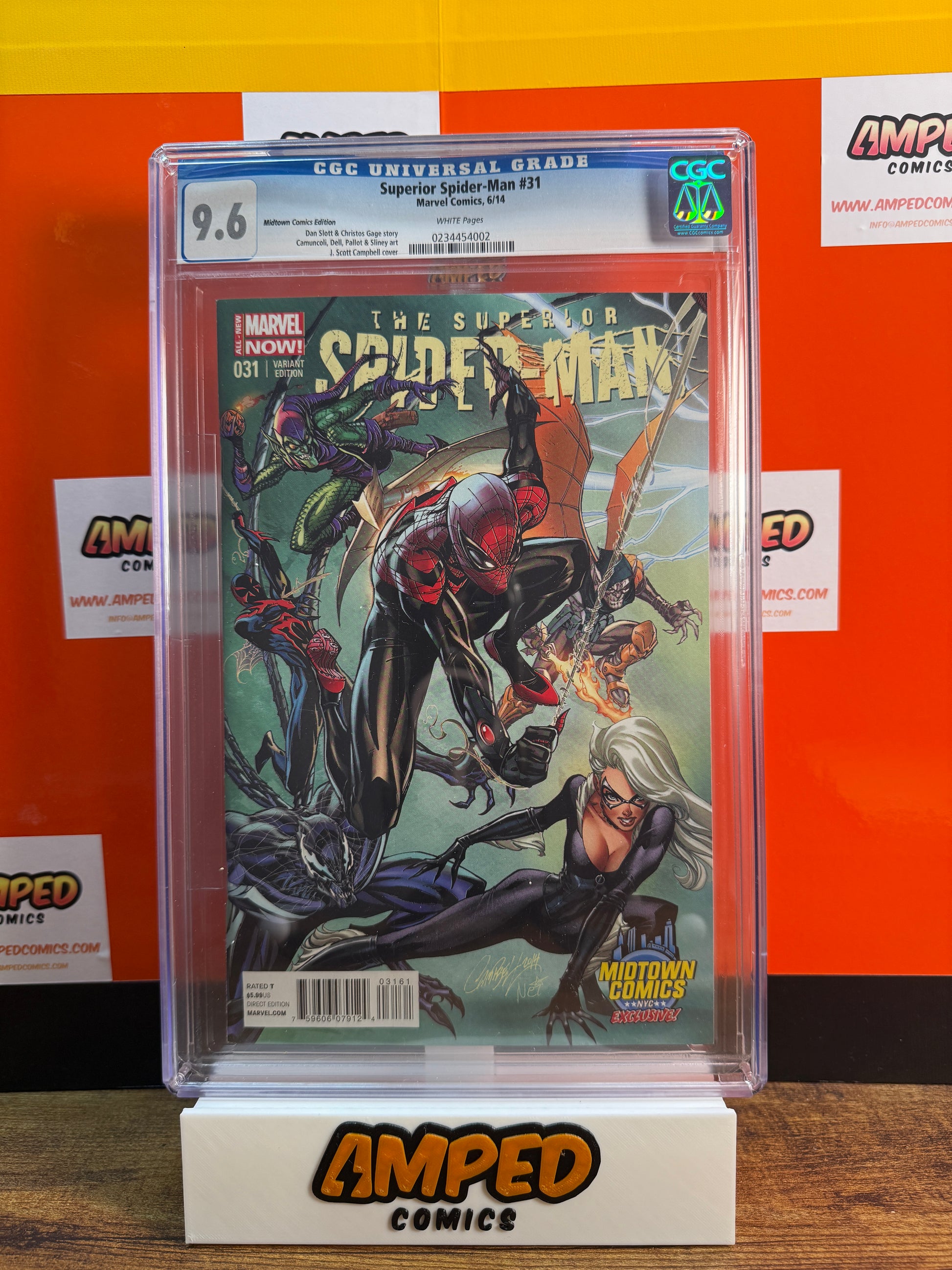 Superior Spider-Man 31 CGC 9.6 Midtown Comics Variant