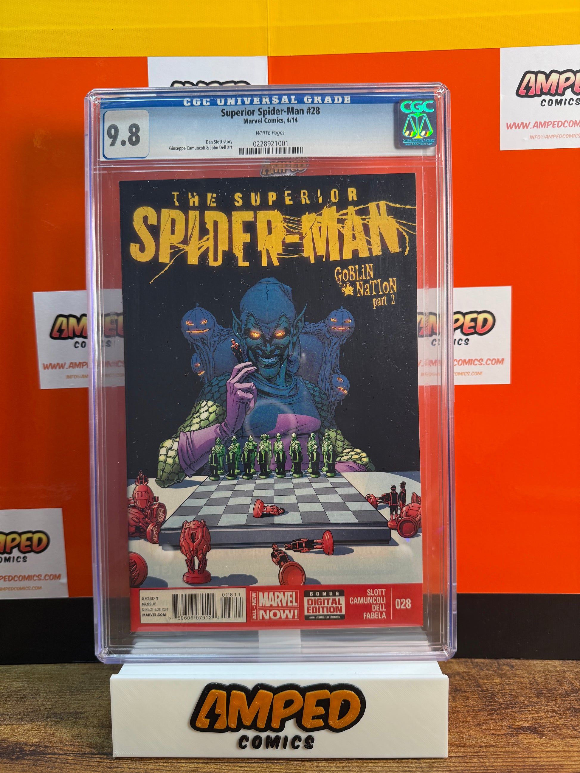 Superior Spider-Man 28 CGC 9.8 Marvel Comics 4/14 Goblin Nation Part 2