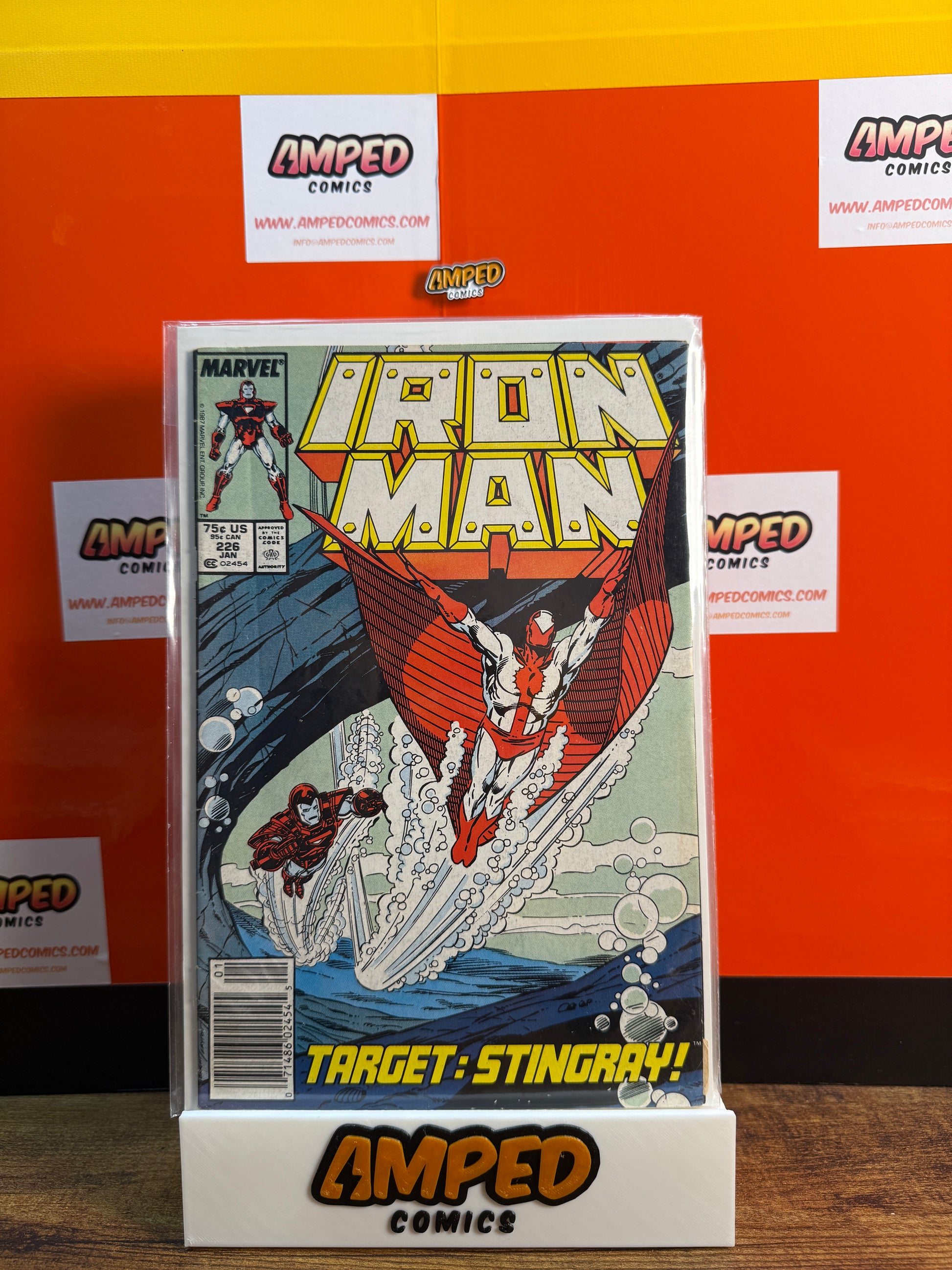Iron Man 226 Marvel Comics 1988 Target Stingray