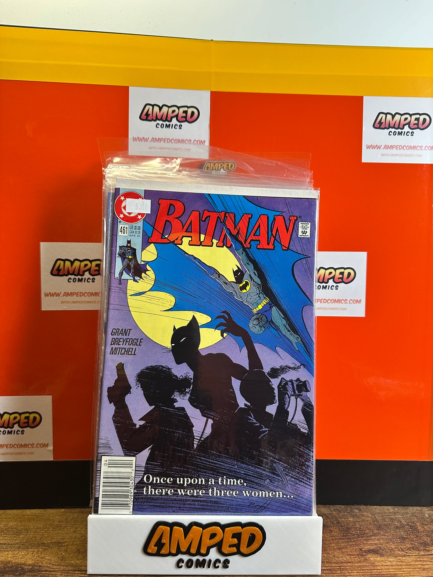 Batman 461 DC Comics 1991 Grant Breyfogle Cover Art