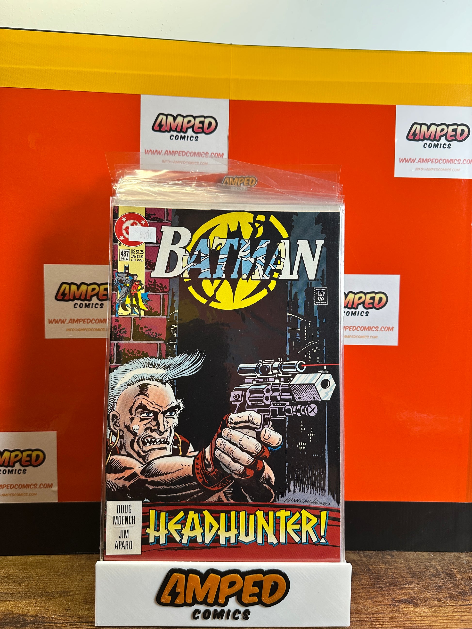 Batman 487 DC Comics 1992 Headhunter Story Doug Moench Jim Aparo