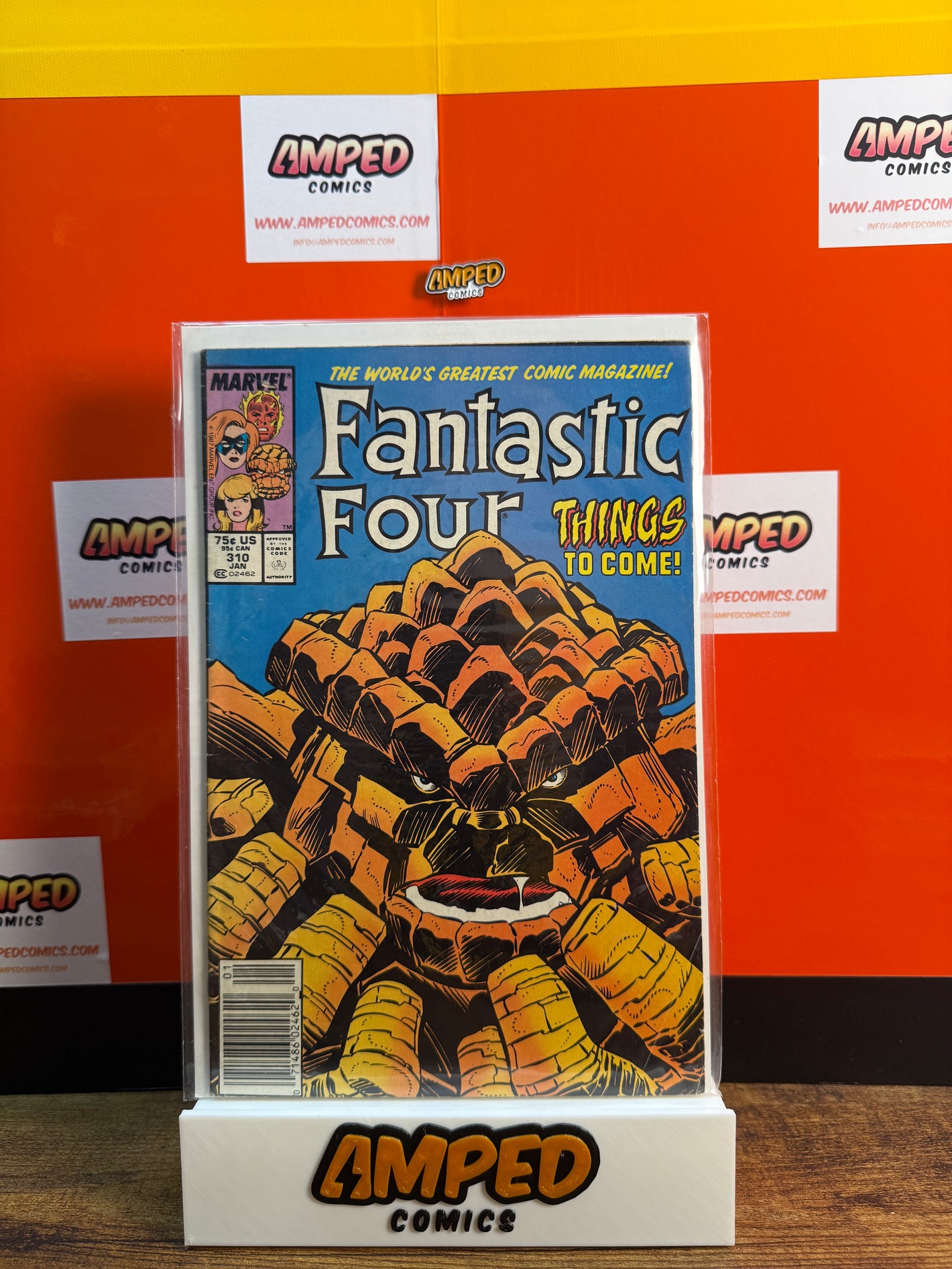Fantastic Four 310 Marvel Comics 1988 The Thing Cover
