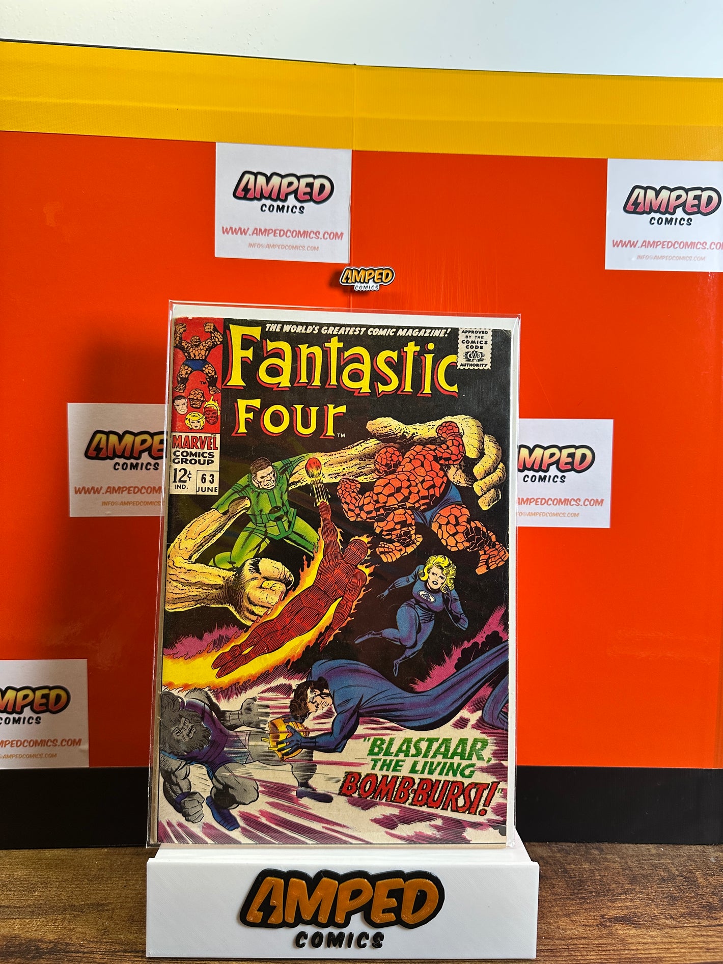 Fantastic Four 63 Marvel Comics June 1967 Blastaar Appearance