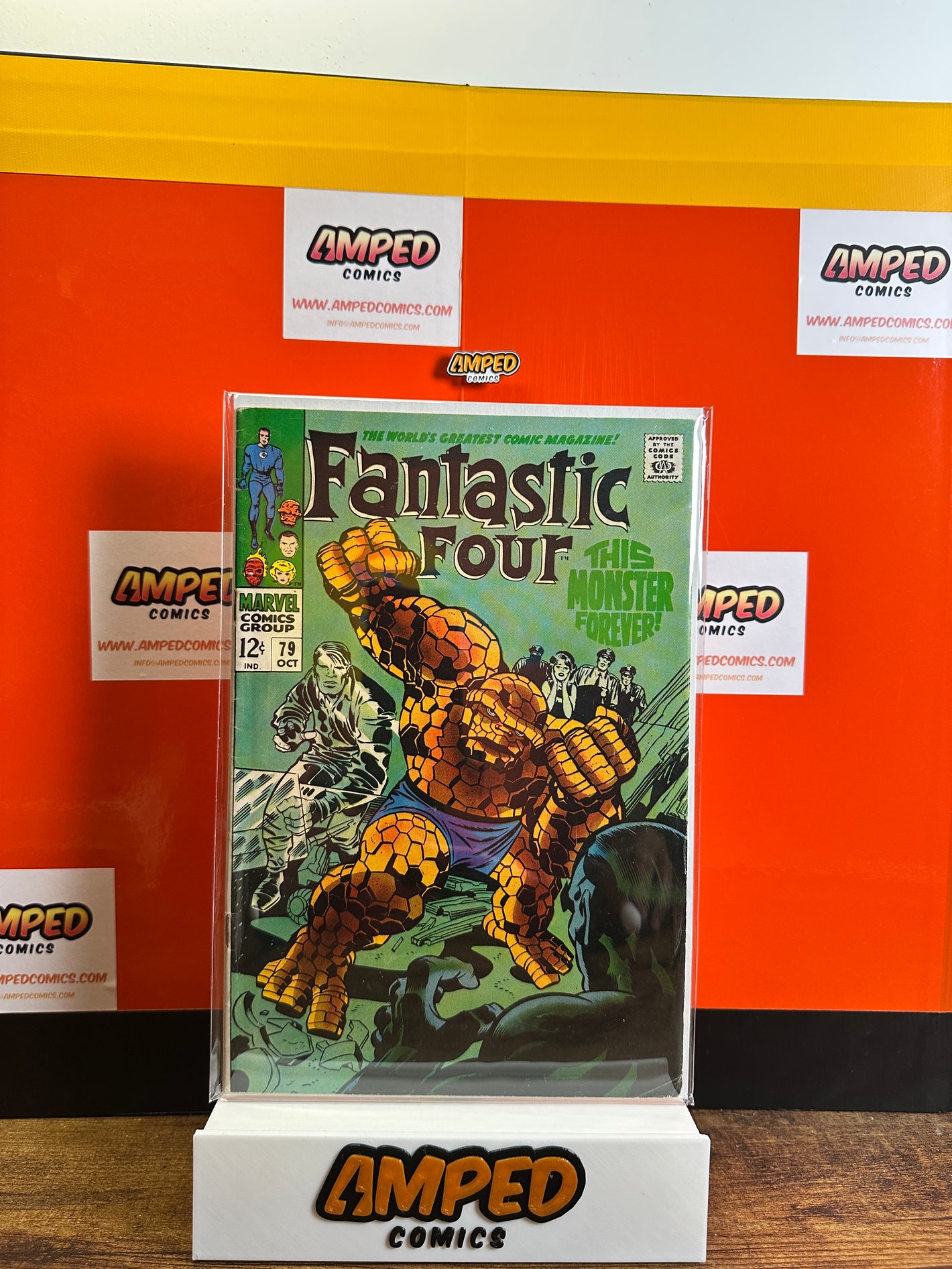 Fantastic Four 79 Marvel Comics 1968 This Monster Forever