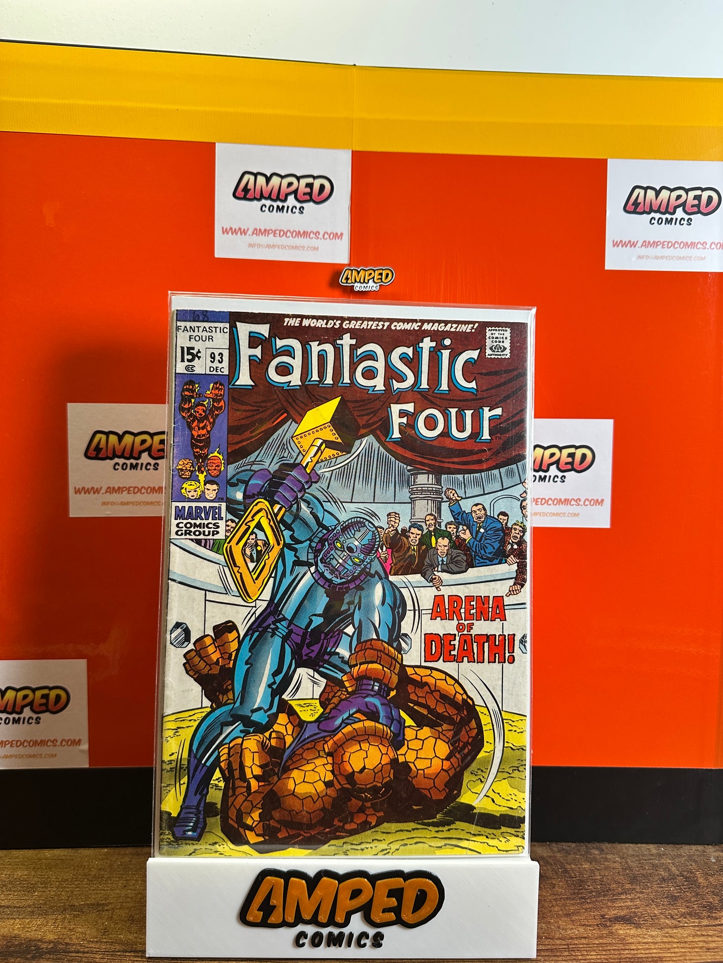 Fantastic Four 93 Marvel Comics Dec 1969 Arena of Death