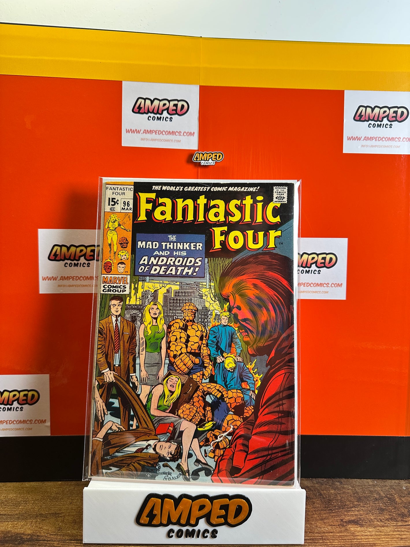 Fantastic Four 96 Marvel Comics March 1970 Mad Thinker Appearance