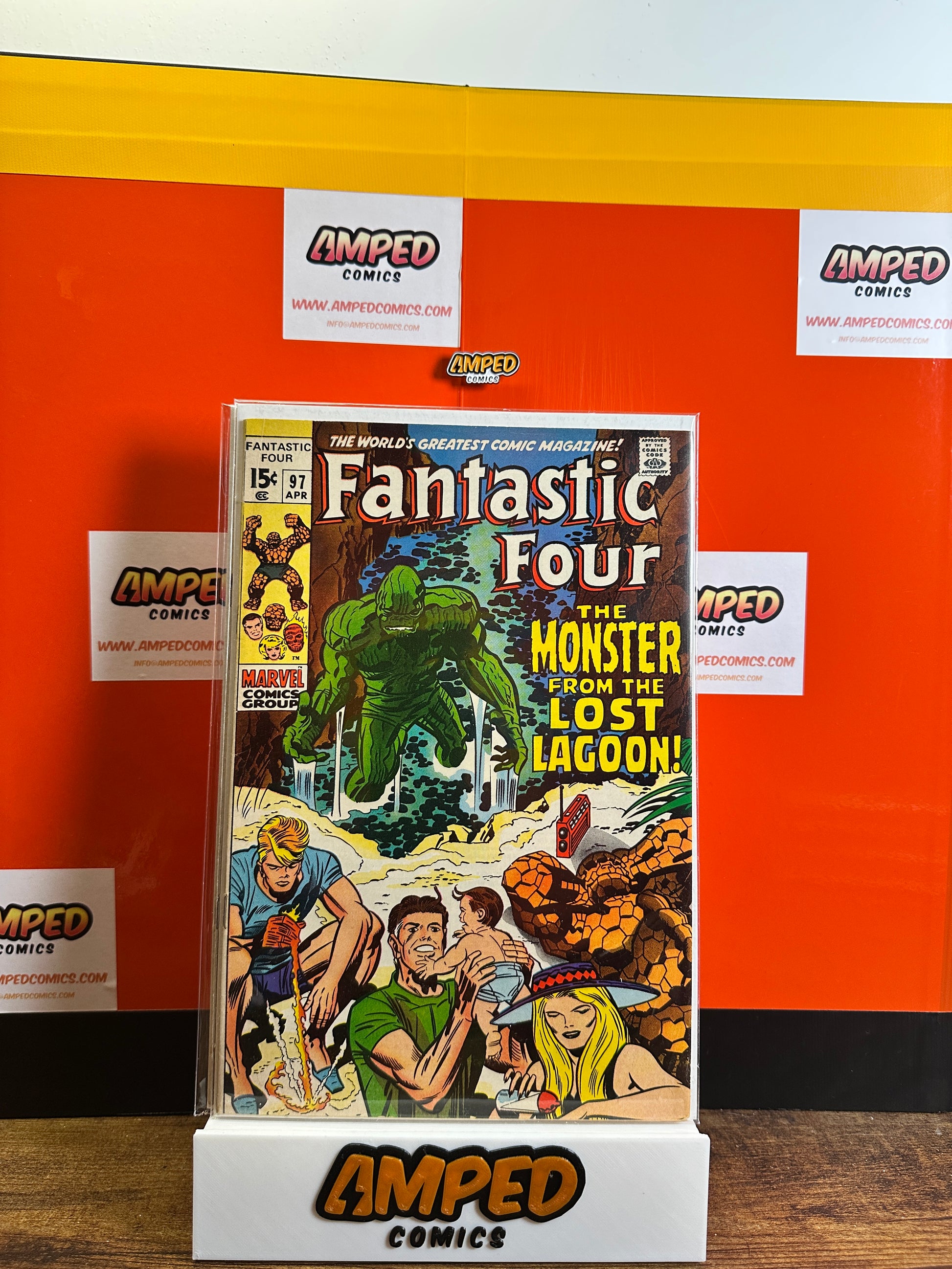 Fantastic Four 97 Marvel Comics April 1970 The Monster from the Lost Lagoon