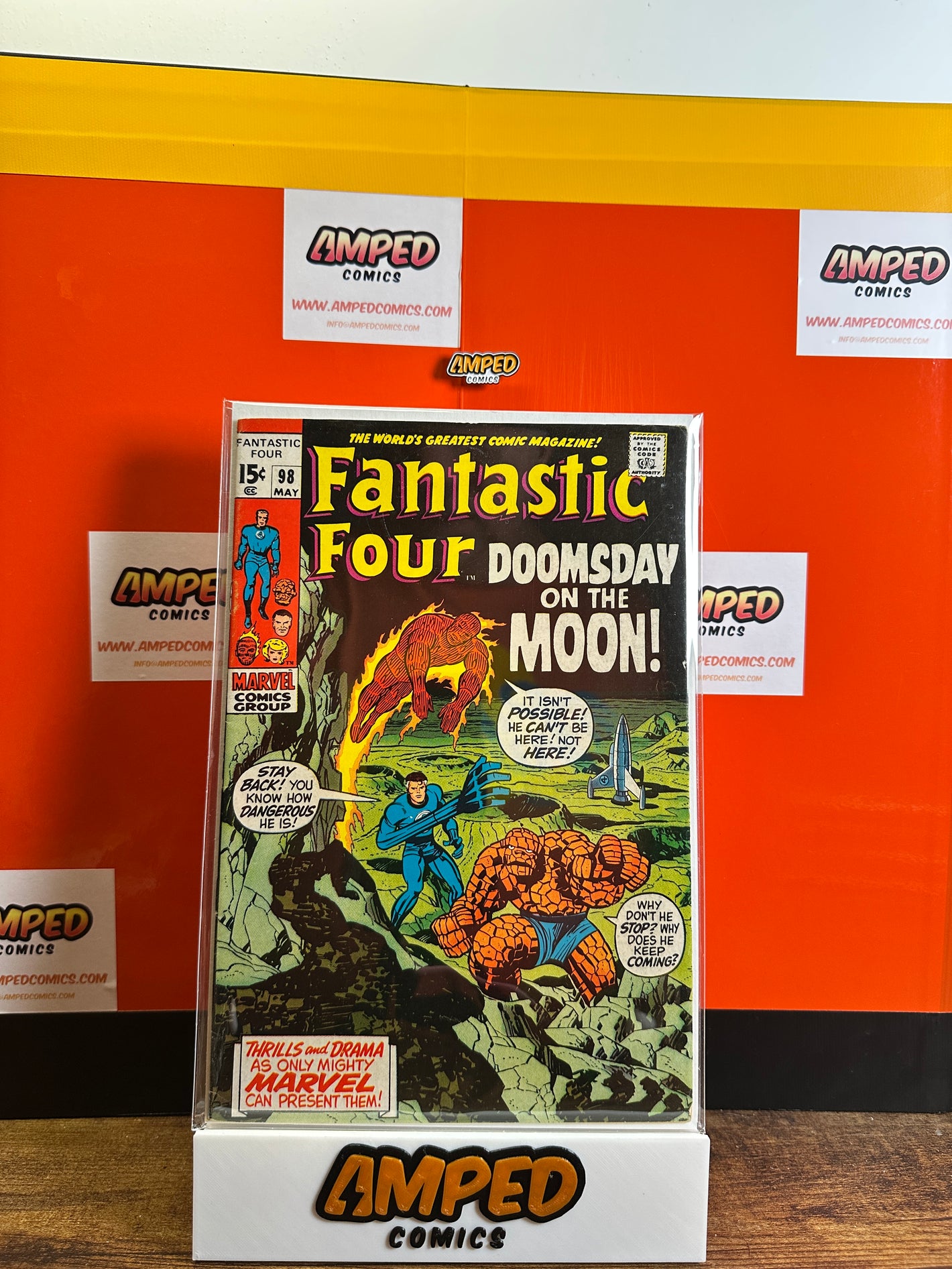 Fantastic Four 98 Marvel Comics May 1970 Doomsday on the Moon