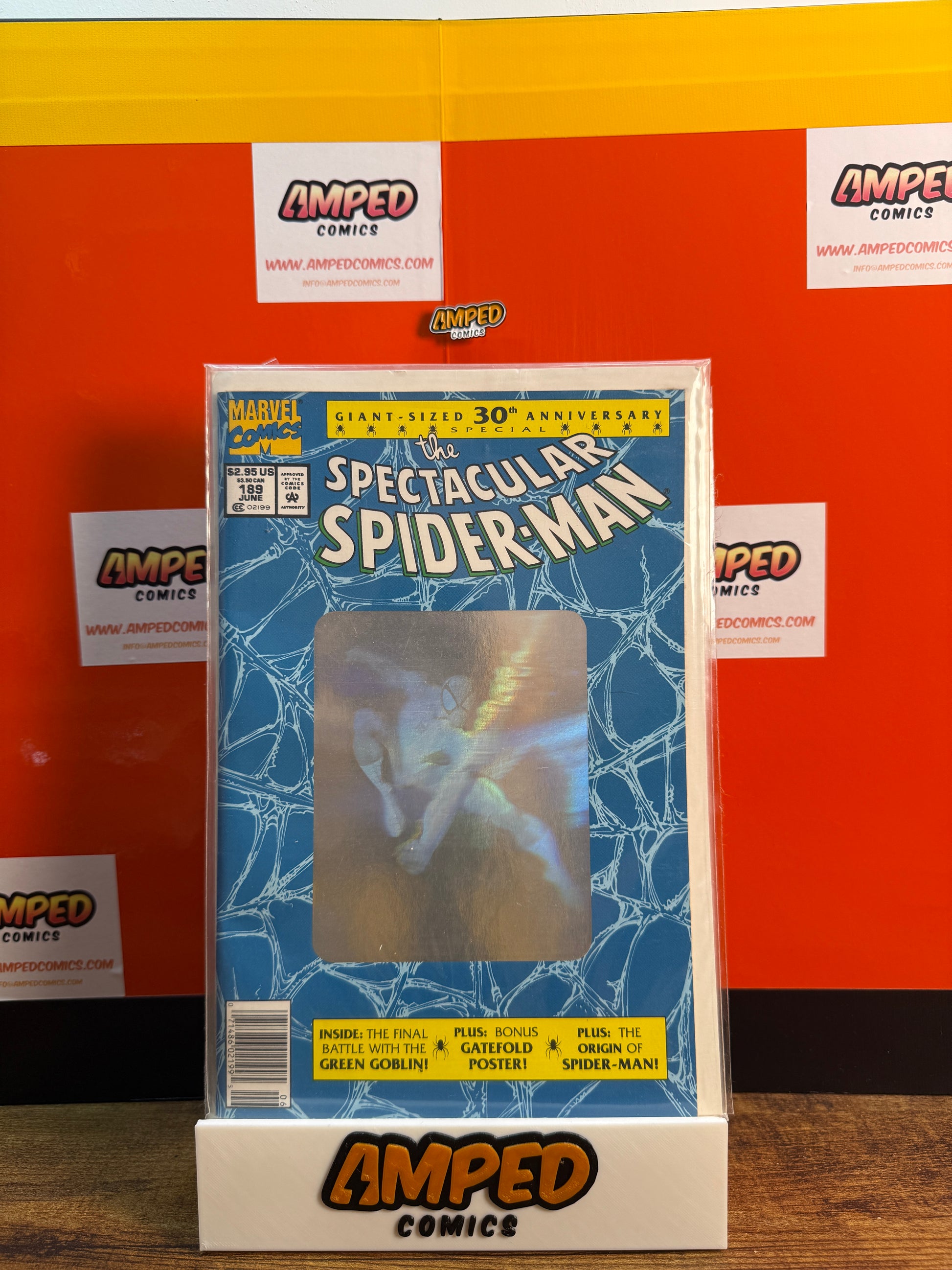 Spectacular Spider-Man 189 Marvel 1992 Giant-Sized 30th Anniversary