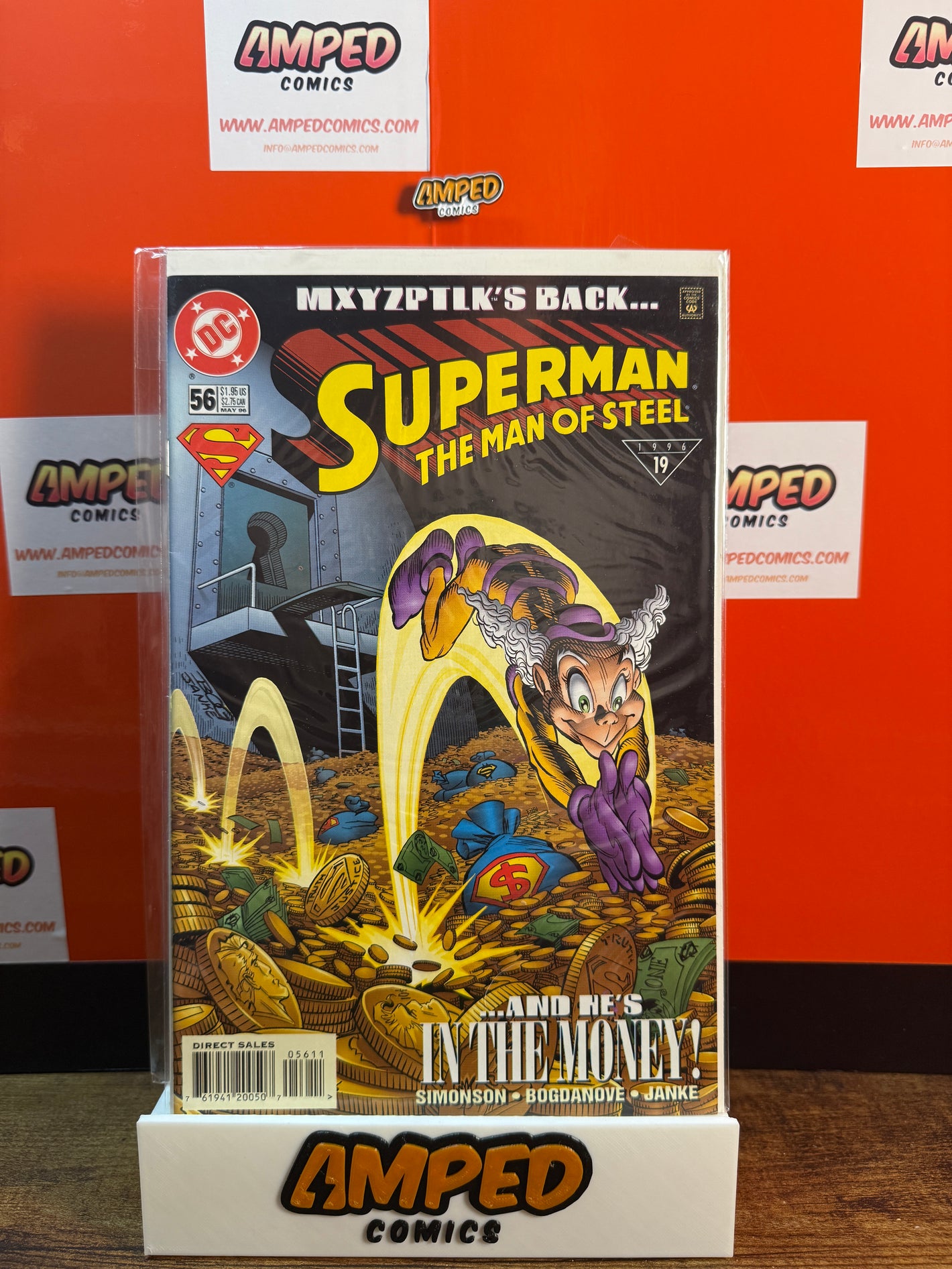 Superman The Man of Steel 56 (1996) DC Comics - Mxyzptlks Back