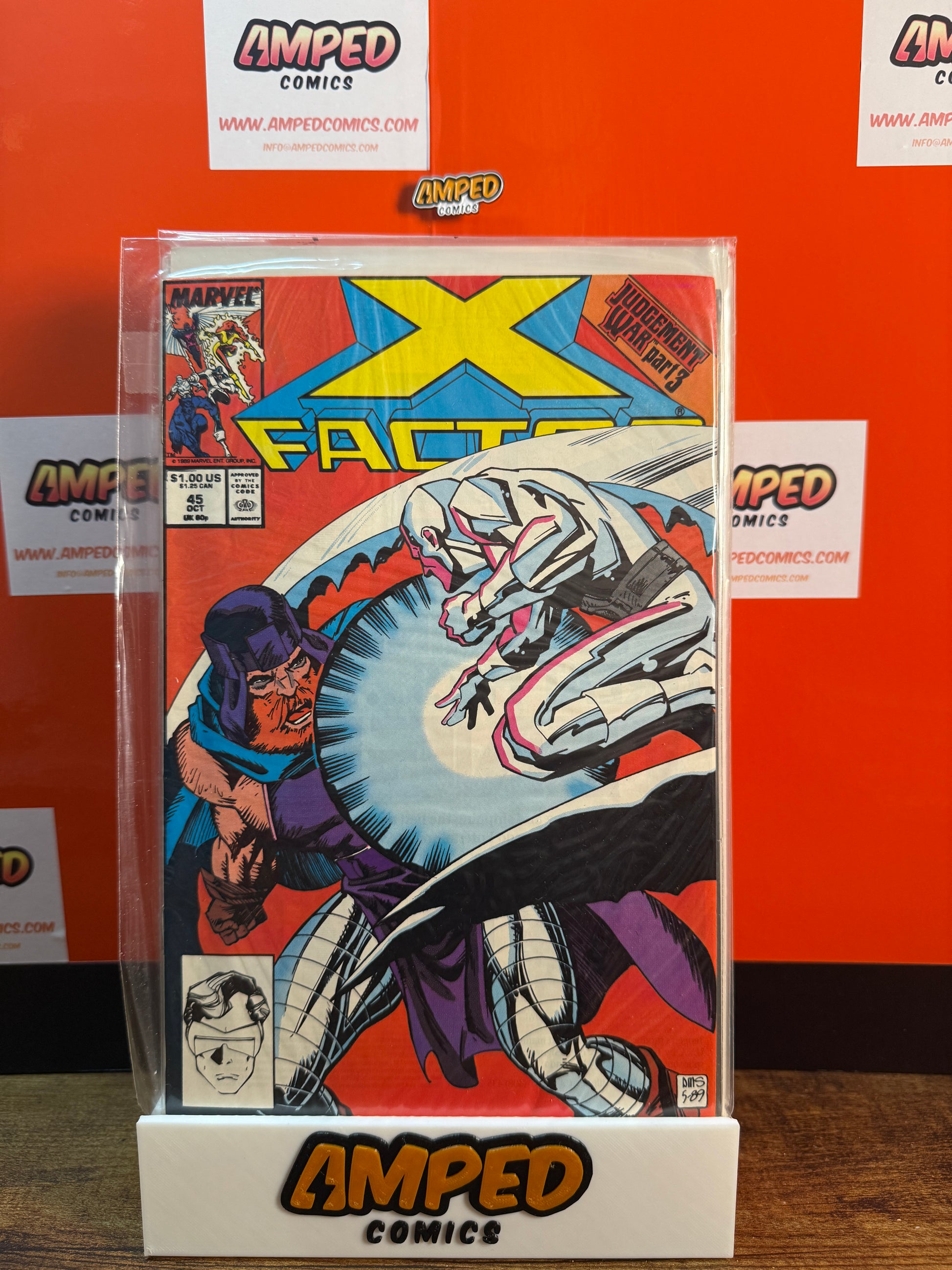 X-Factor 45 Marvel Comics October 1989 Judgment War Part 3