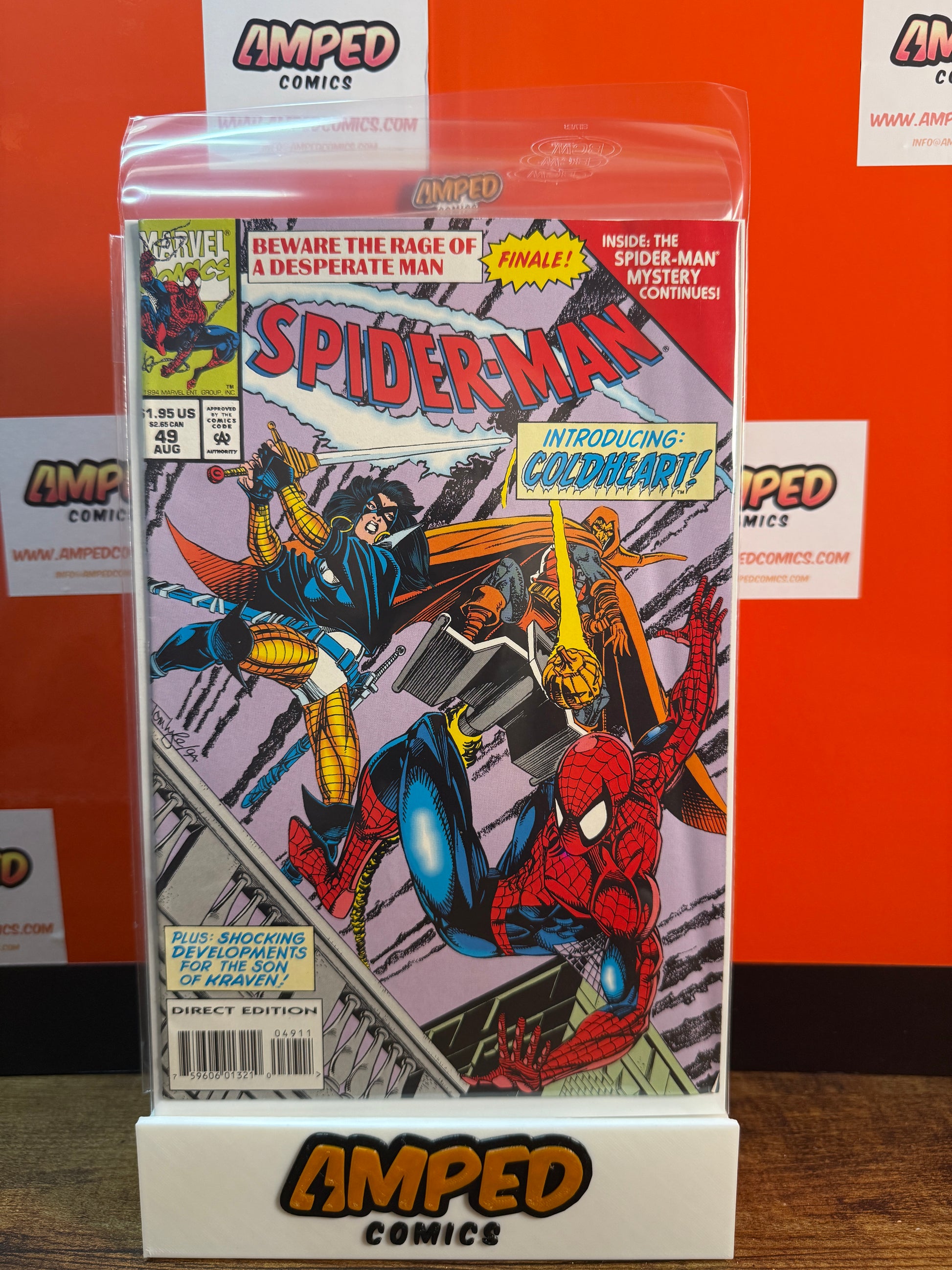 Spider-Man 49 (Aug 1994, Marvel) Introducing Coldheart