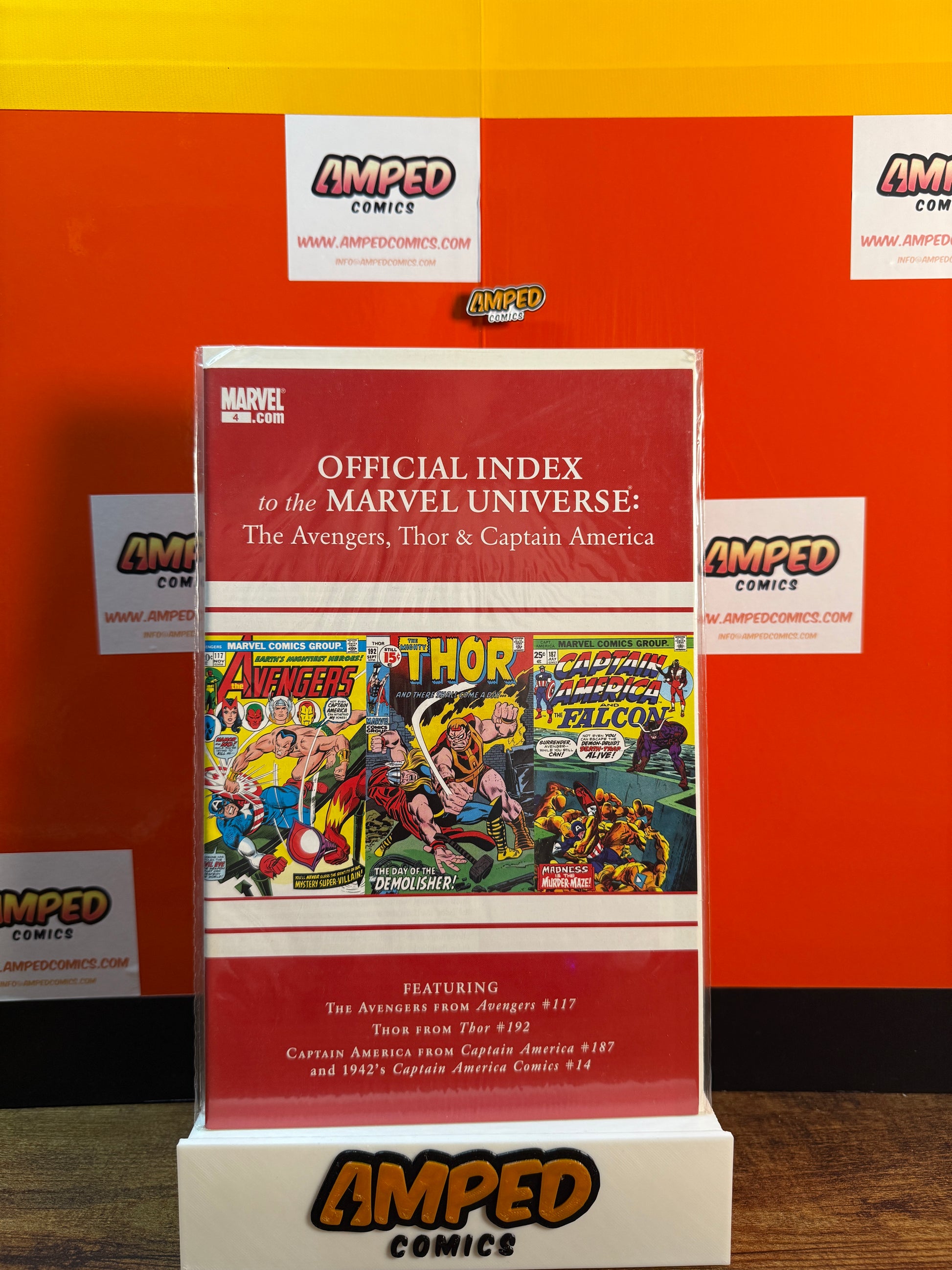 Official Index to the Marvel Universe Avengers, Thor Captain America