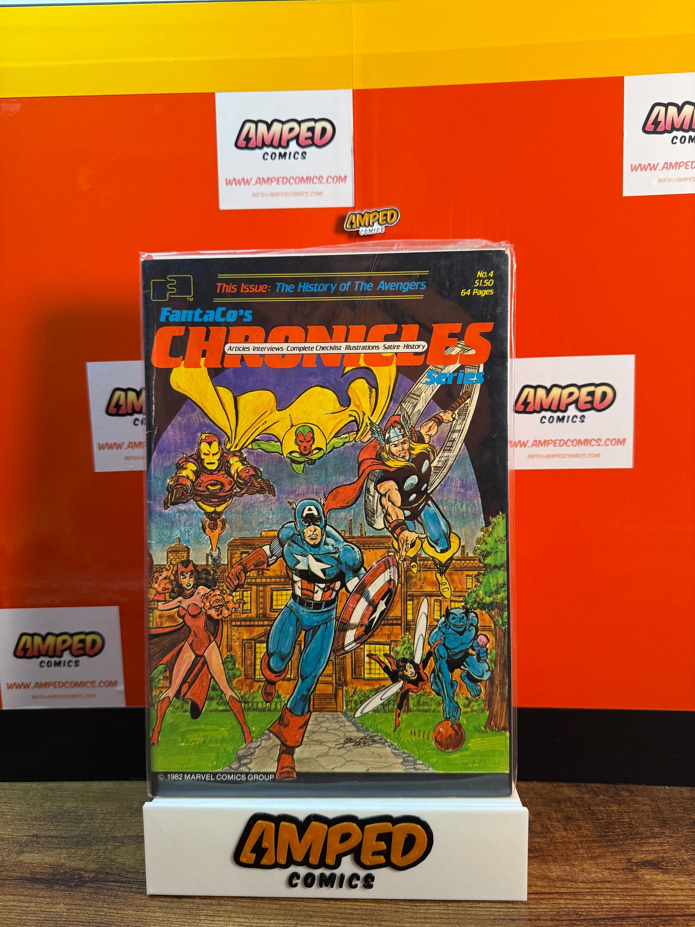 FantaCos Chronicles No. 4 The Avengers History 1982 Marvel