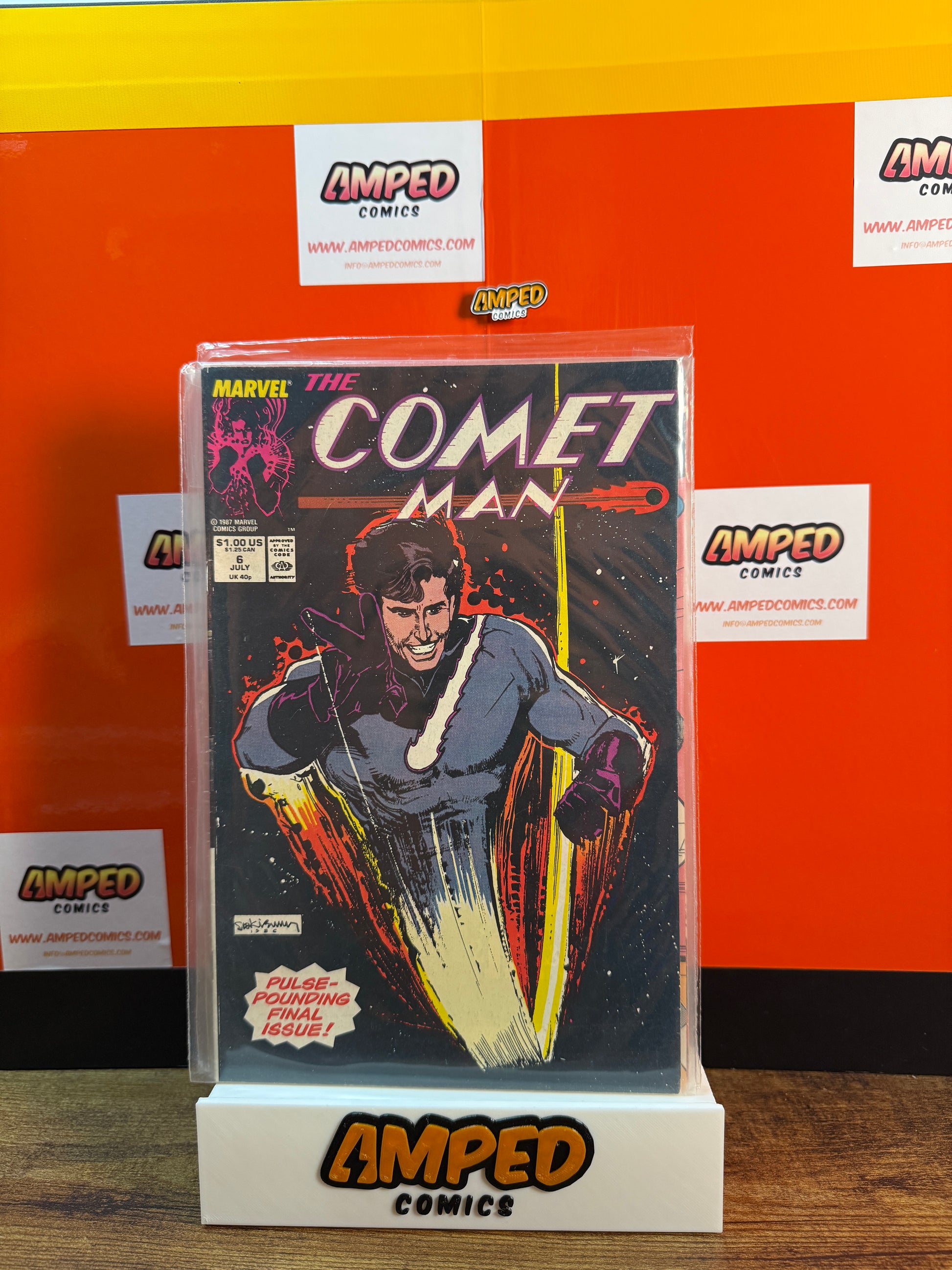 The Comet Man 6 Marvel Comics July 1987 Final Issue