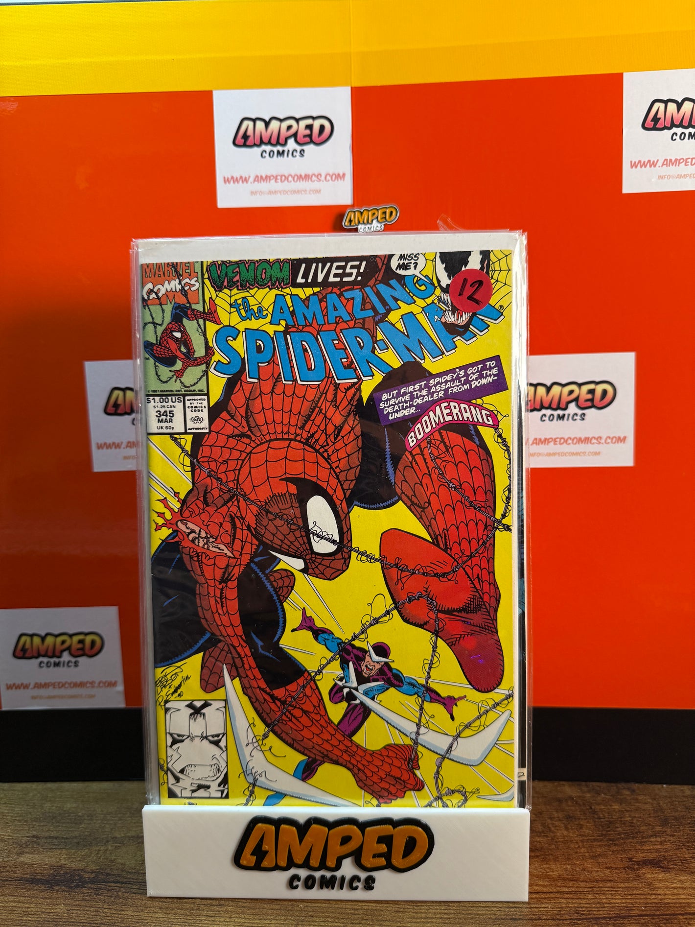 Amazing Spider-Man 345 Marvel Comics March 1991 Venom Lives