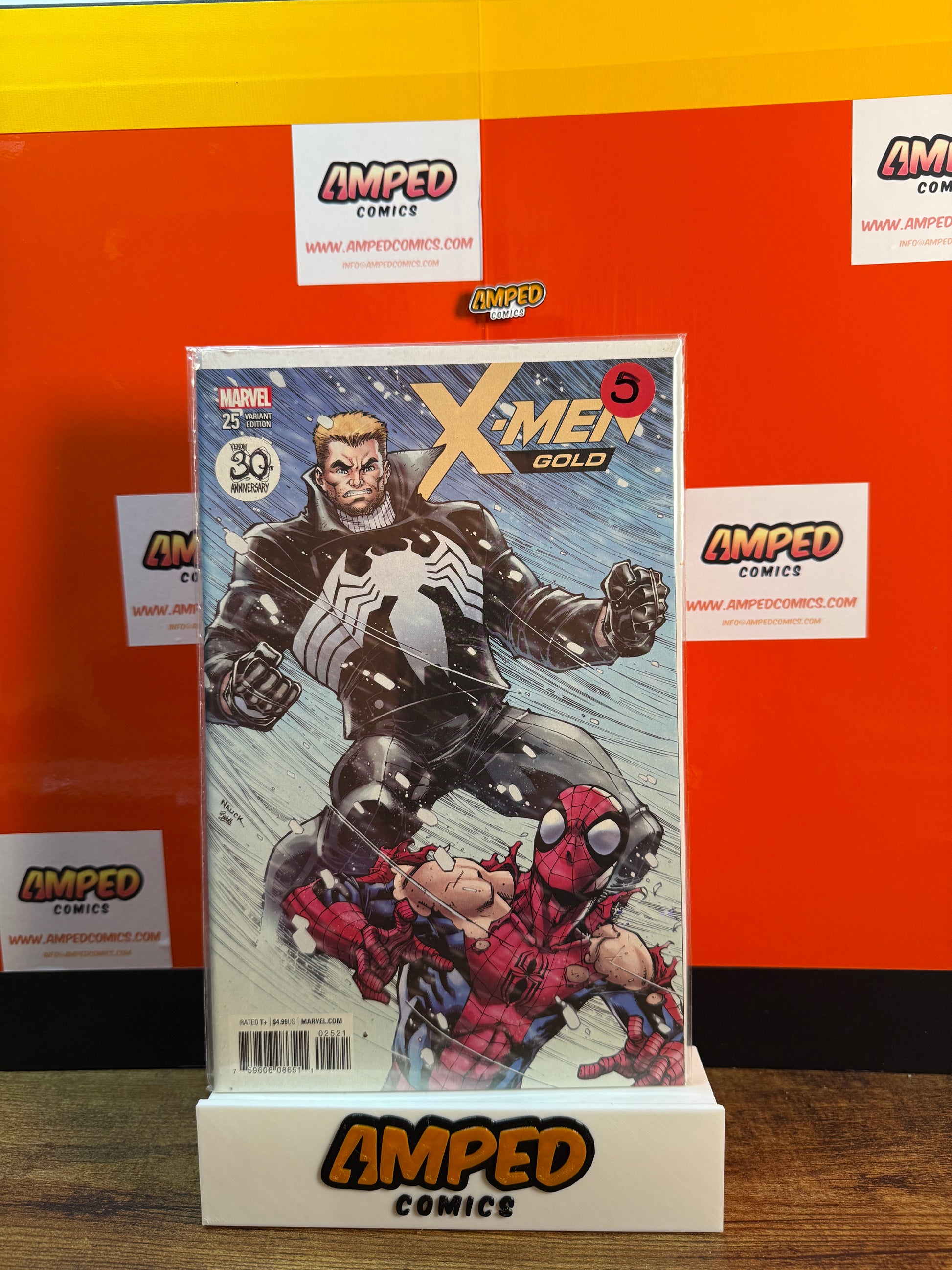 X-Men Gold 25 Variant Marvel 30th Anniversary Cover