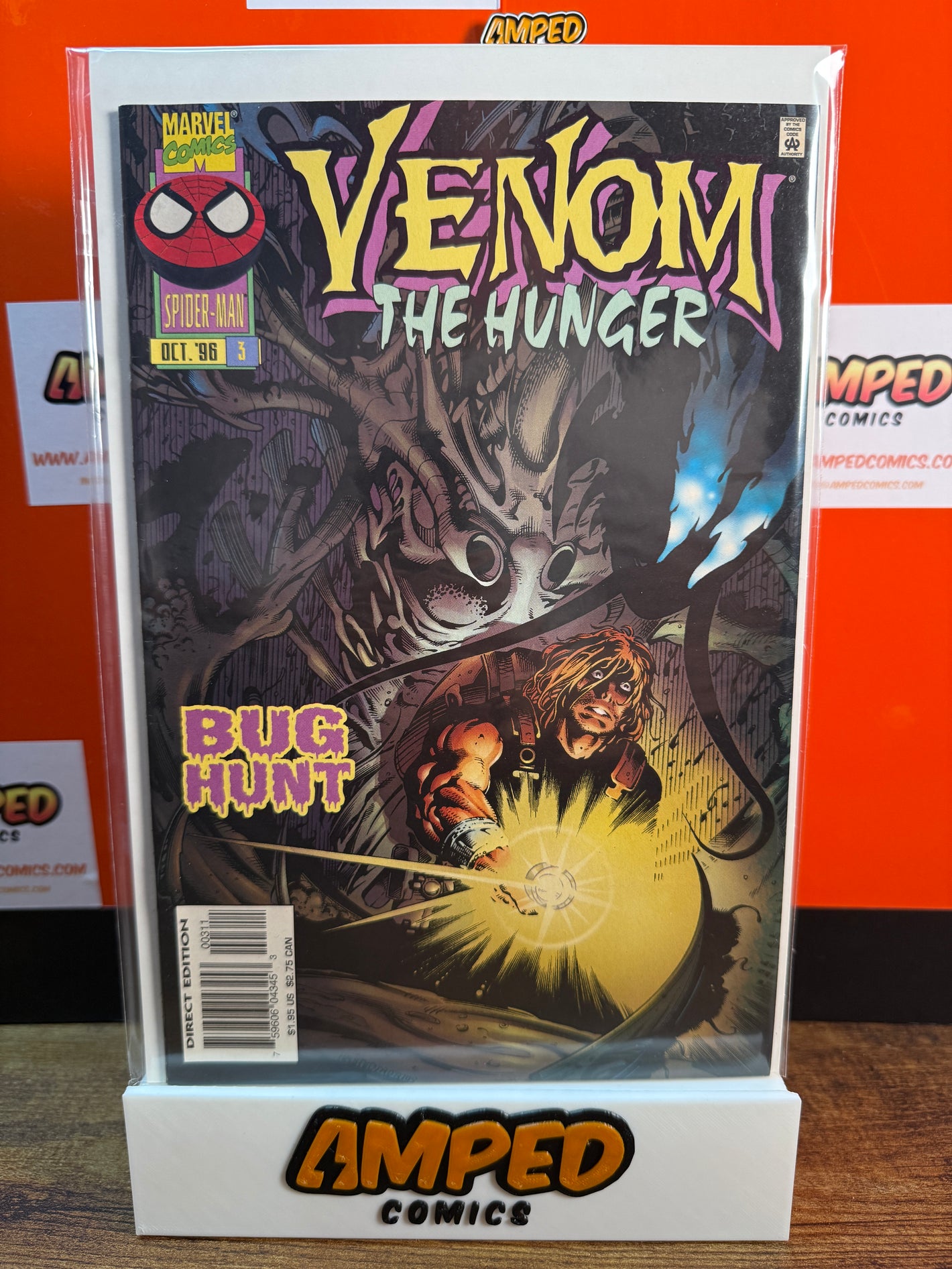 Venom The Hunger 3 Marvel Comics Oct 1996 Spider-Man Appearance