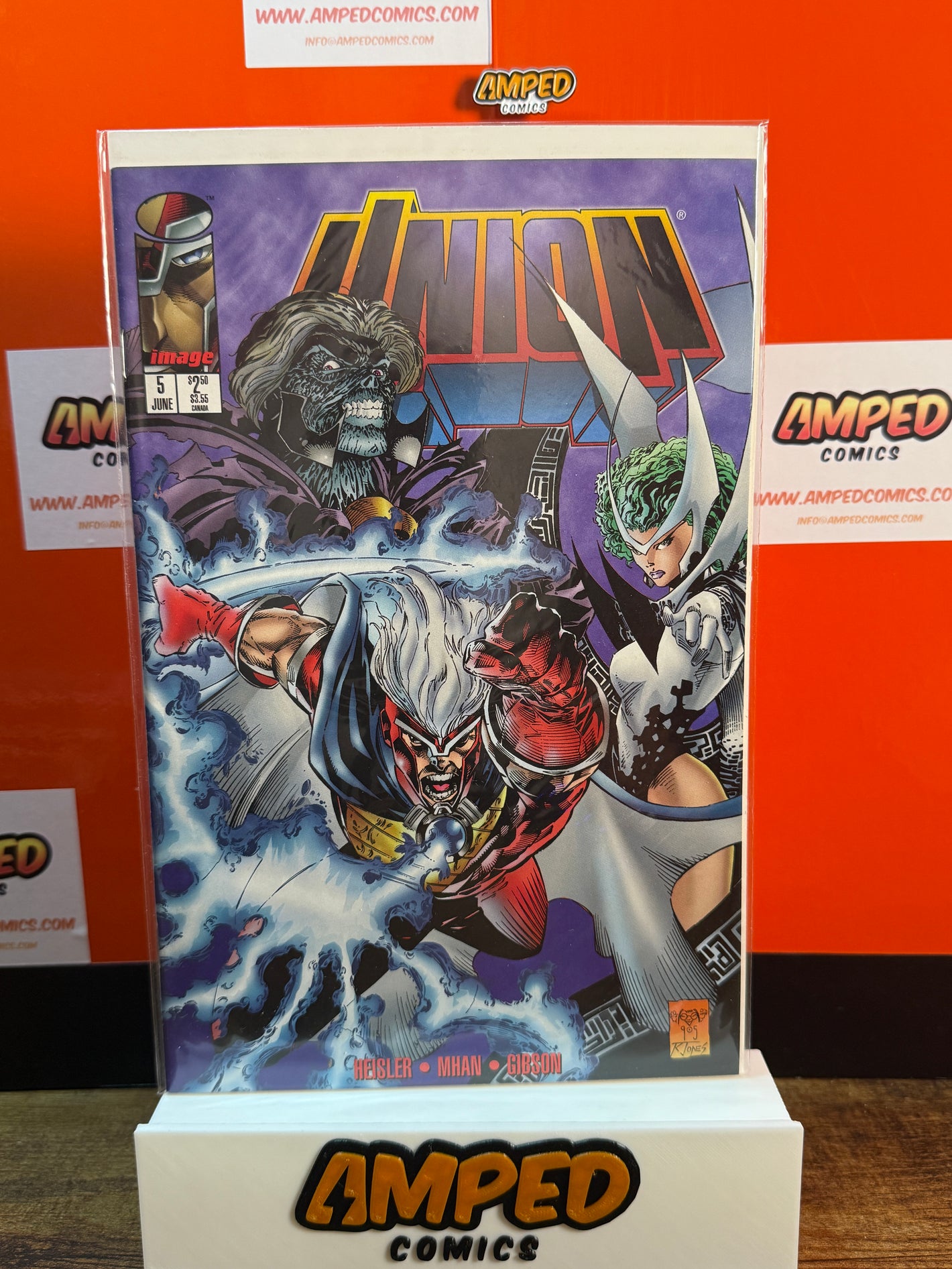 Union 5 (June 1994) Image Comics by Heisler, Mhan Gibson