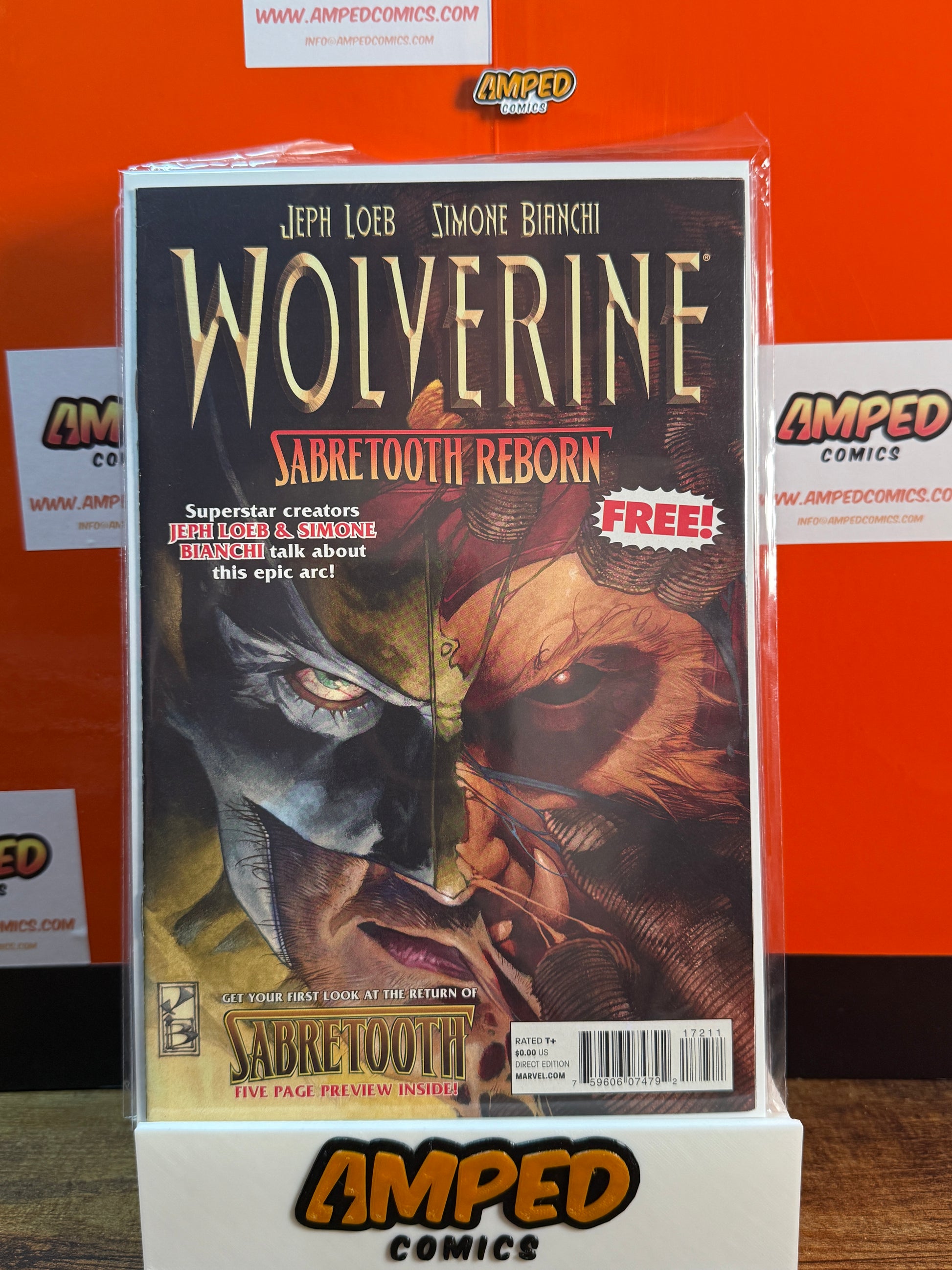 Wolverine Sabretooth Reborn - Jeph Loeb Simone Bianchi