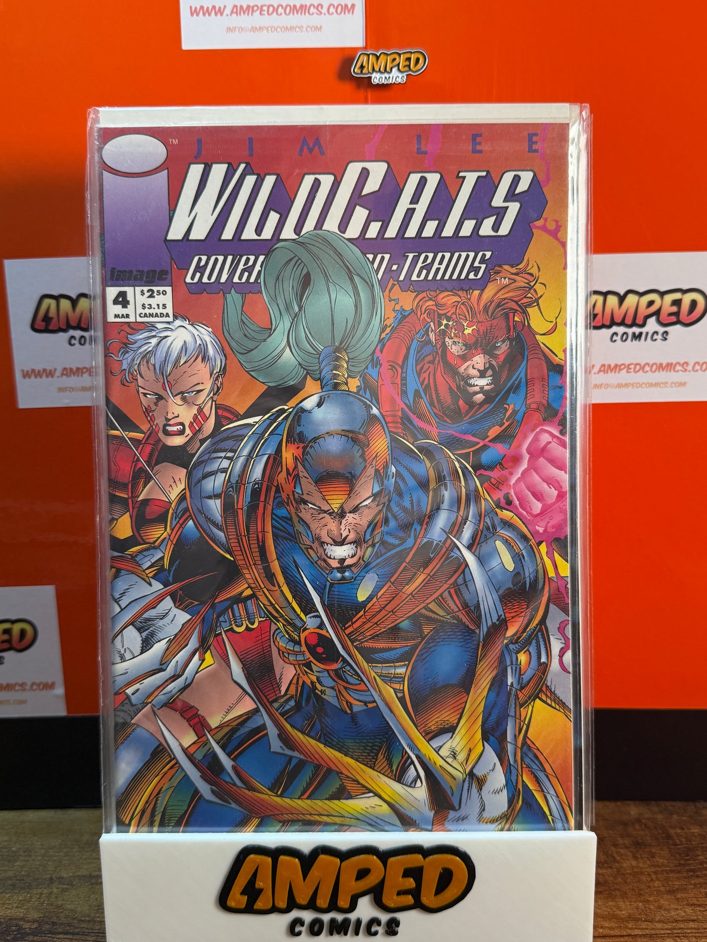 WildC.A.T.s 4 (Mar 1993, Image Comics) by Jim Lee