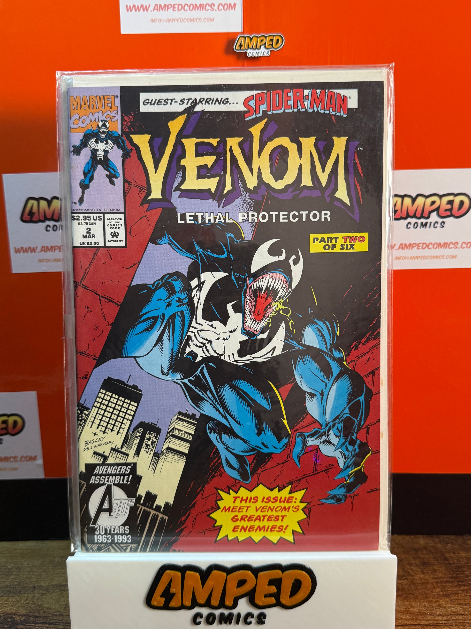 Venom Lethal Protector 2 (1993) Marvel Comics Spider-Man Appearance