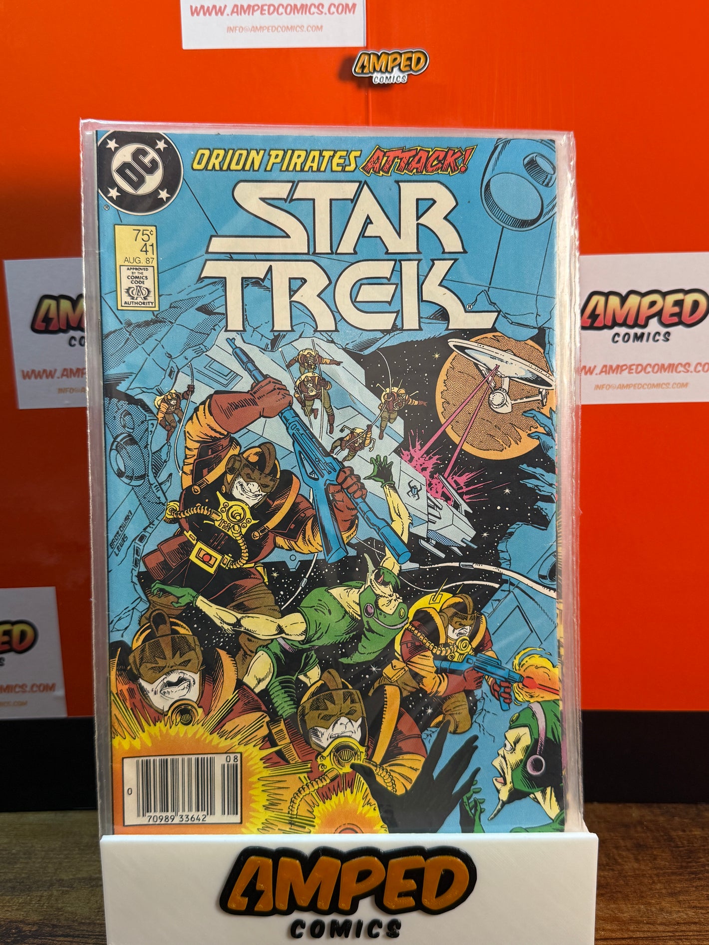 Star Trek 41 DC Comics August 1987 Orion Pirates Attack
