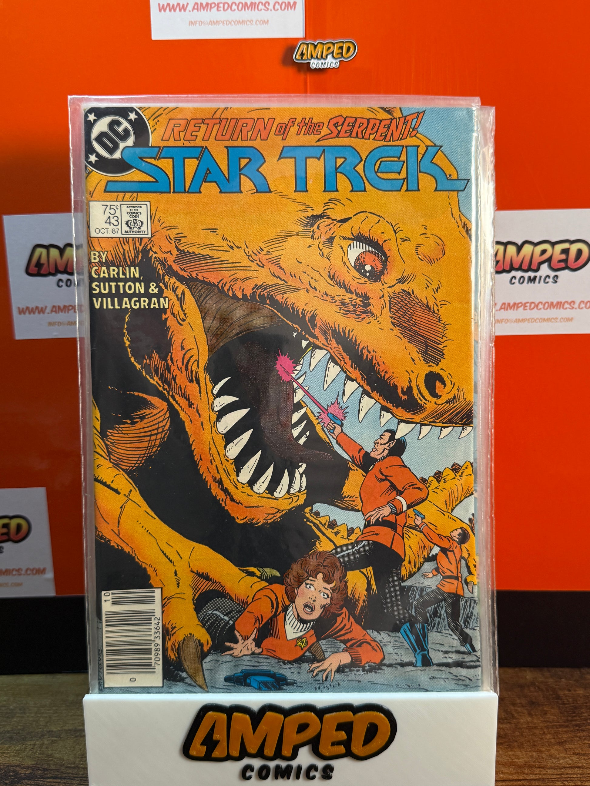 Star Trek 43 DC Comics Oct 1987 Return of the Serpent