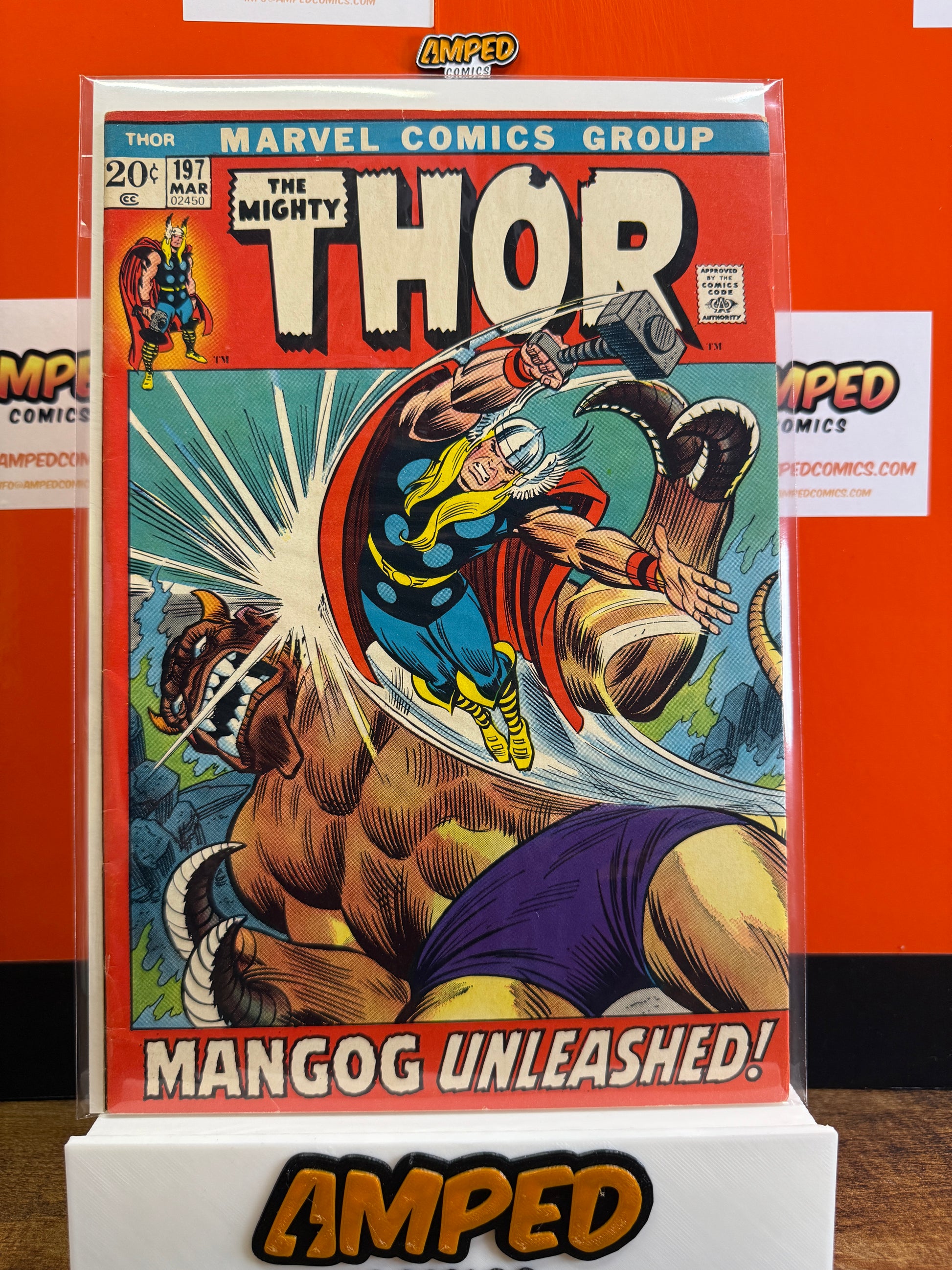 Thor 197 Marvel Comics March 1972 Mangog Unleashed Mid-Grade