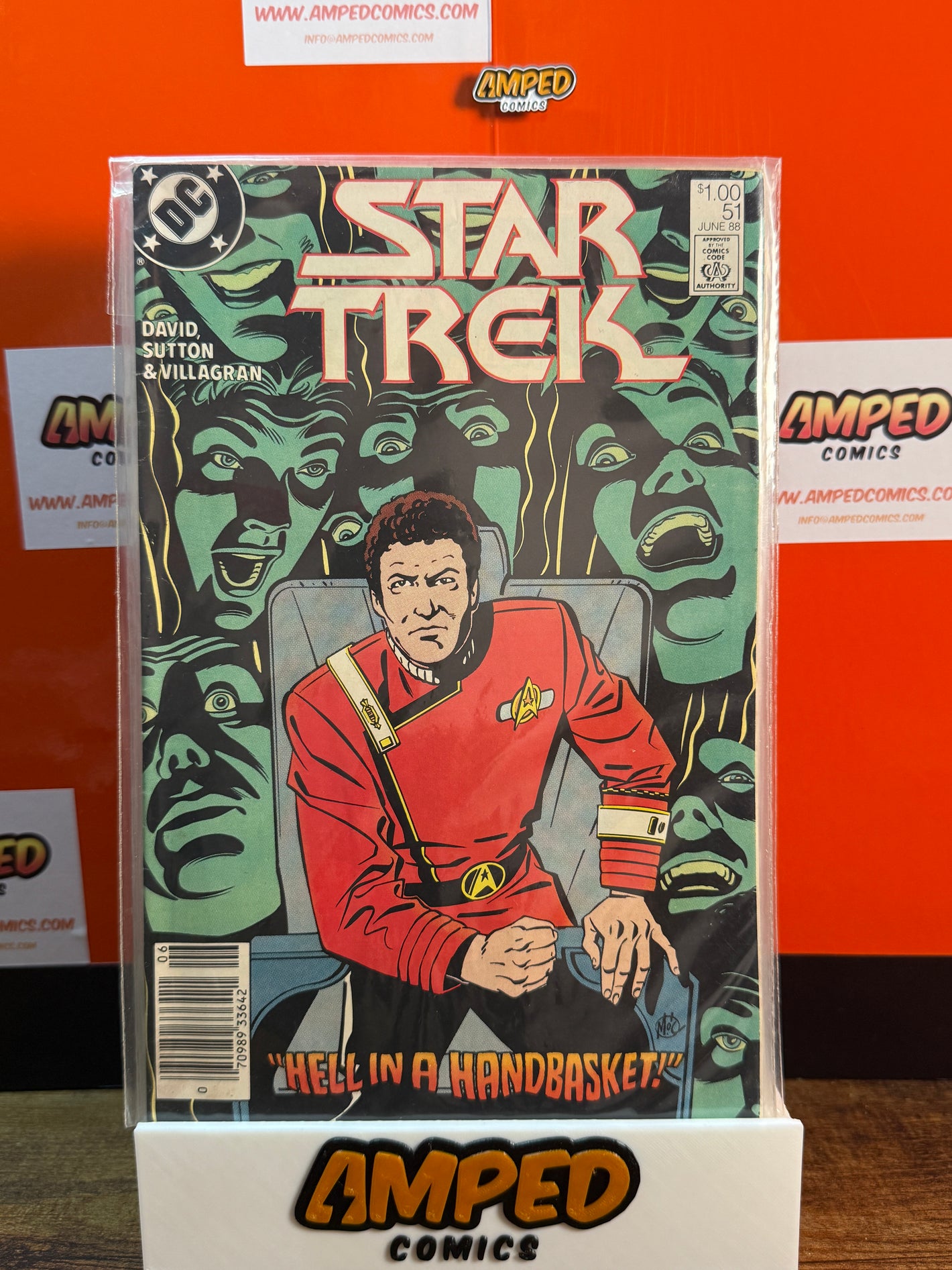 Star Trek 51 DC Comics June 1988 Hell in a Handbasket