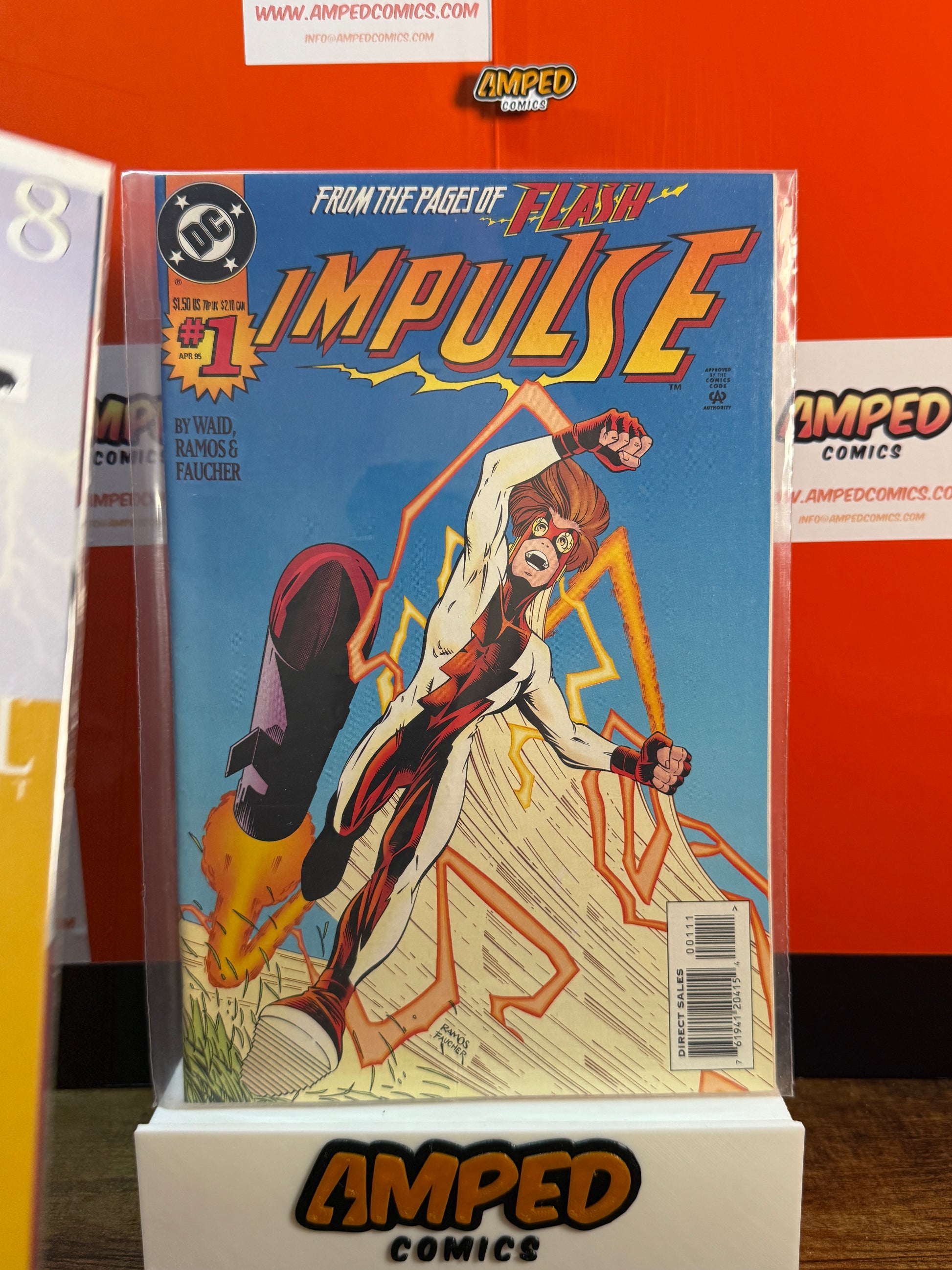 Impulse 1 (Apr 1995) DC Comics by Waid, Ramos Faucher